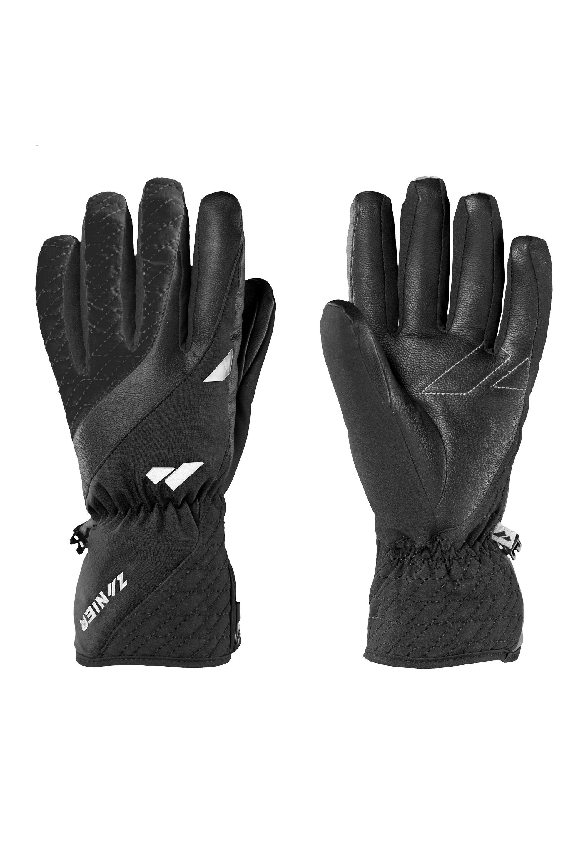 Zanier Multisporthandschuhe AURACH.GTX We focus on gloves black | Fleecehandschuhe