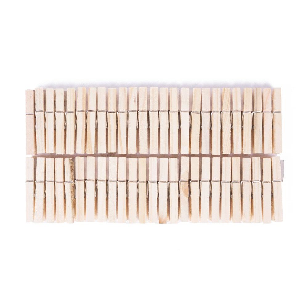 BENSON Wäscheklammern Wäscheklammern aus Holz 50 Stück