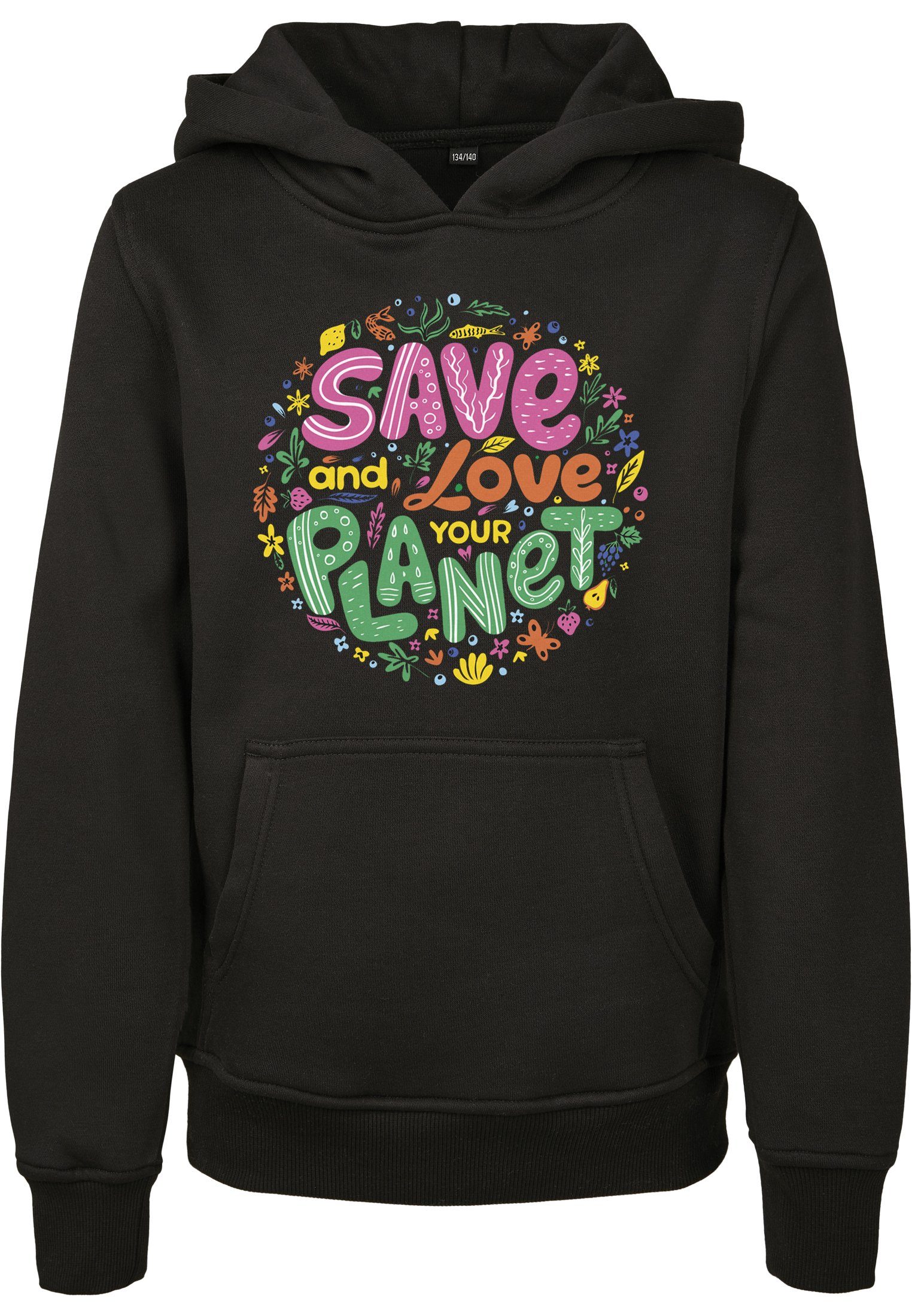 MisterTee Hoodie Kinder Love Hoody (1-tlg) Save Kids And