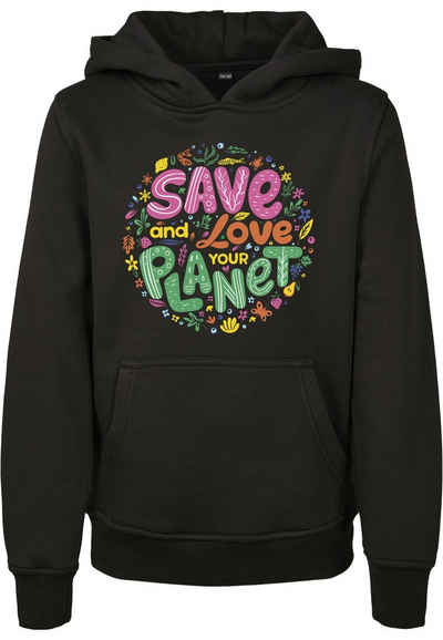 MisterTee Hoodie Kinder Kids Save And Love Hoody (1-tlg)