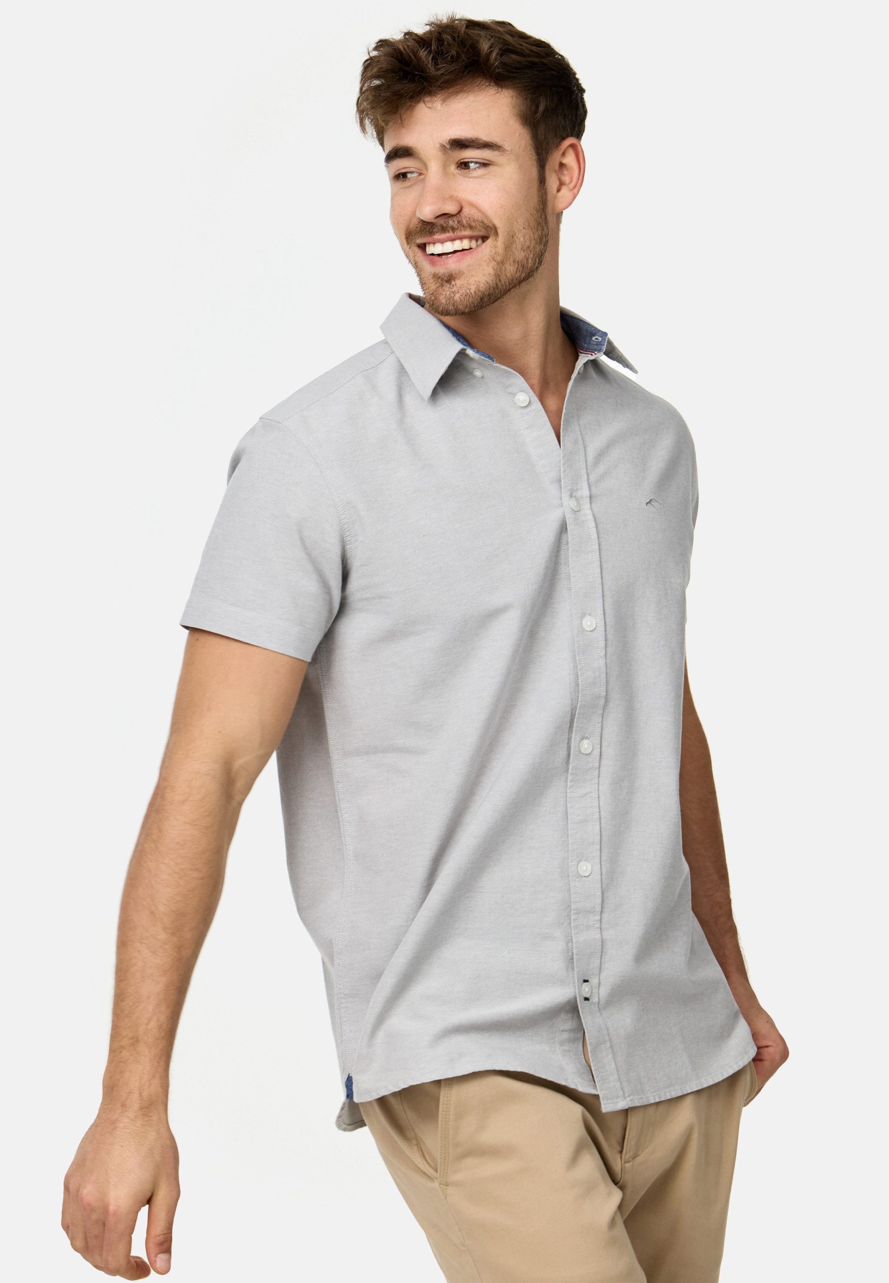 Indicode Kurzarmhemd Herren INKenner Herrenhemd Kurzarm