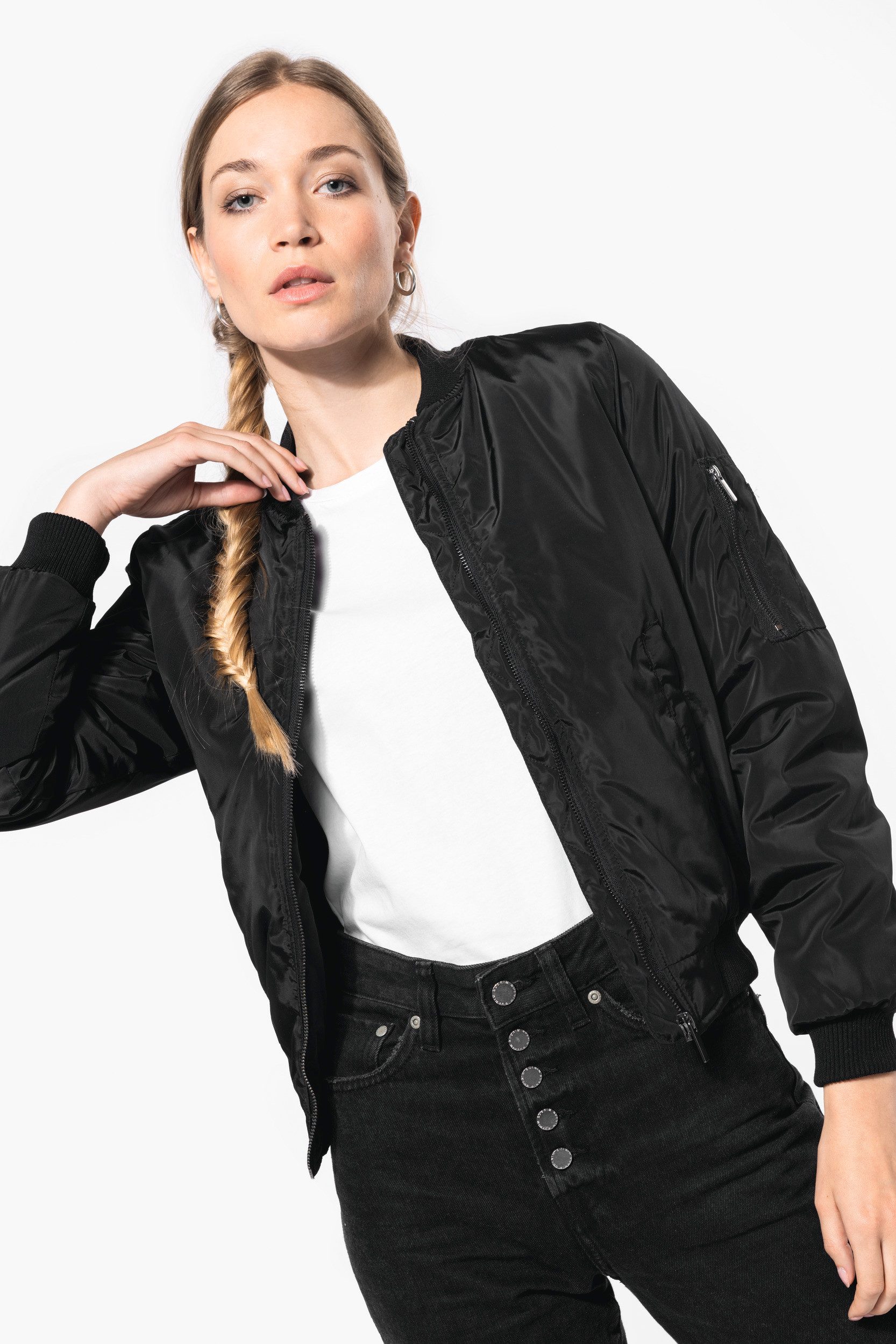 Kariban Bomberjacke Bomberjacke für Damen