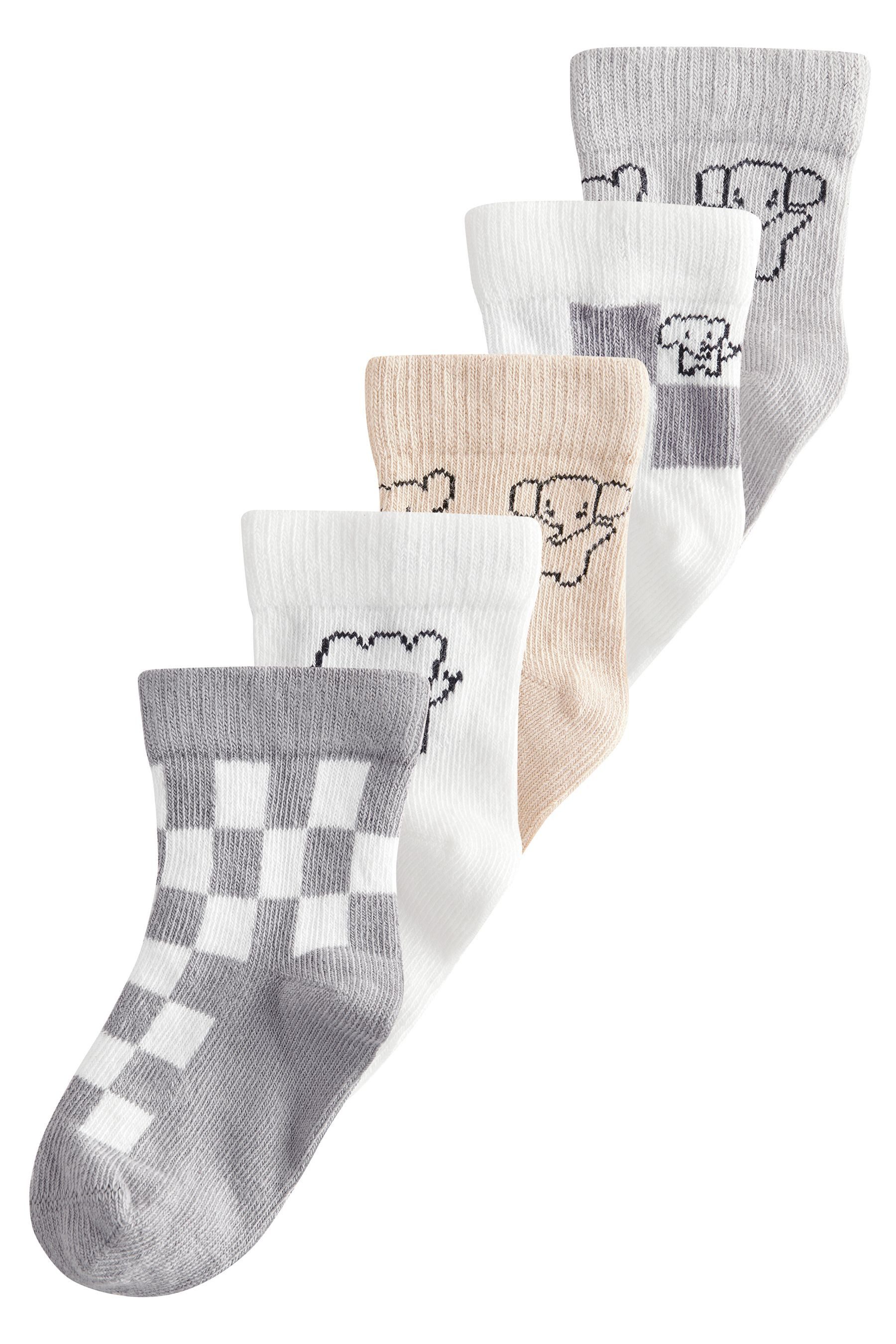 Kurzsocken Babysocken im 5er-Pack