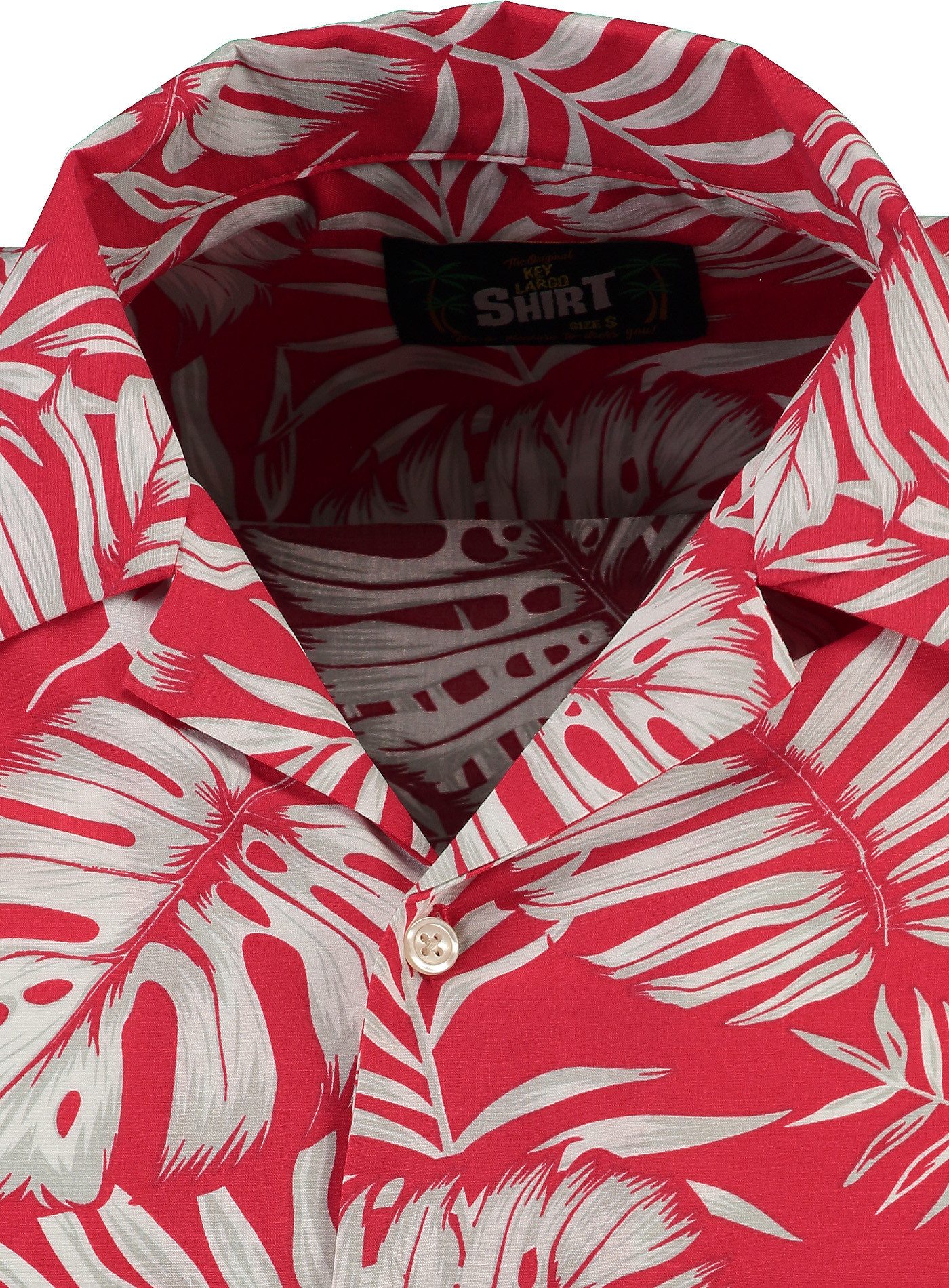 Key Largo Kurzarmhemd MSH HAVANNA 1/2 patterned (1-tlg)