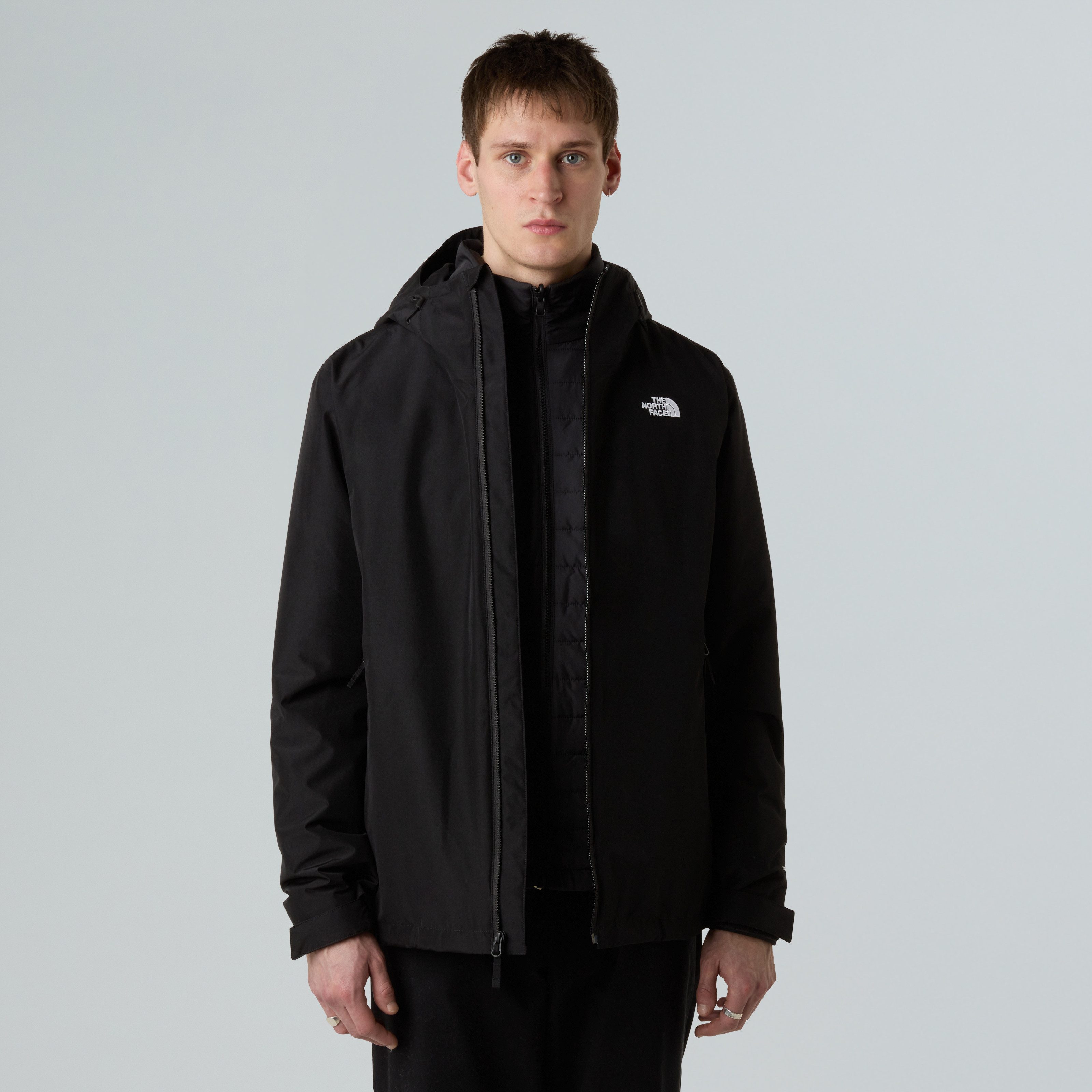 The North Face 3-in-1-Funktionsjacke M CARTO MONO TRICLIMATE HOODED JACKET wasserdicht, atmungsaktiv, mit Heatseeker®-Isolierung