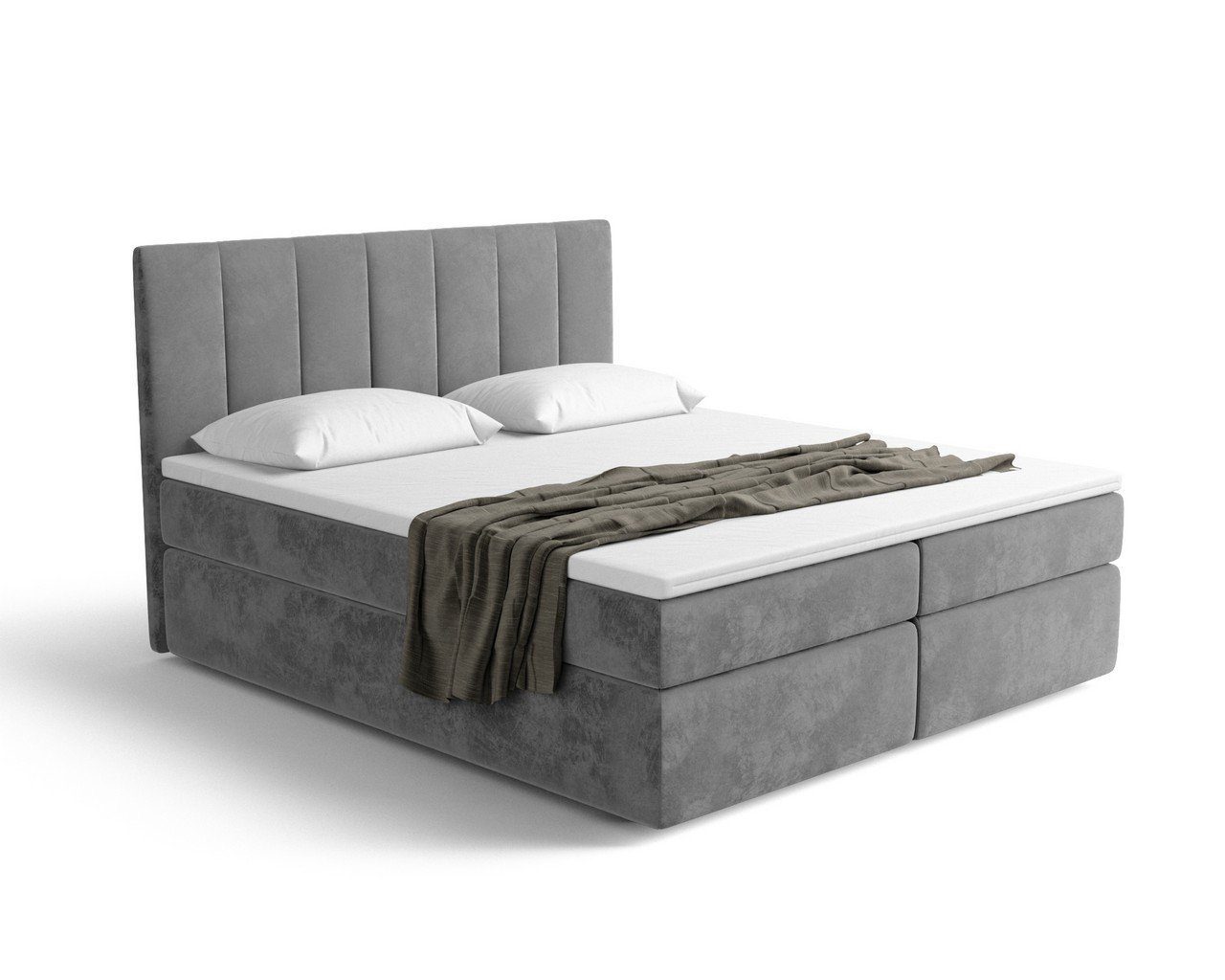 Sofa Dreams Boxspringbett Bellavista (Designerbett Bett, inklusive Topper und Matratze), mit Bettkasten, viele Stoffe und Farben, alle Größen