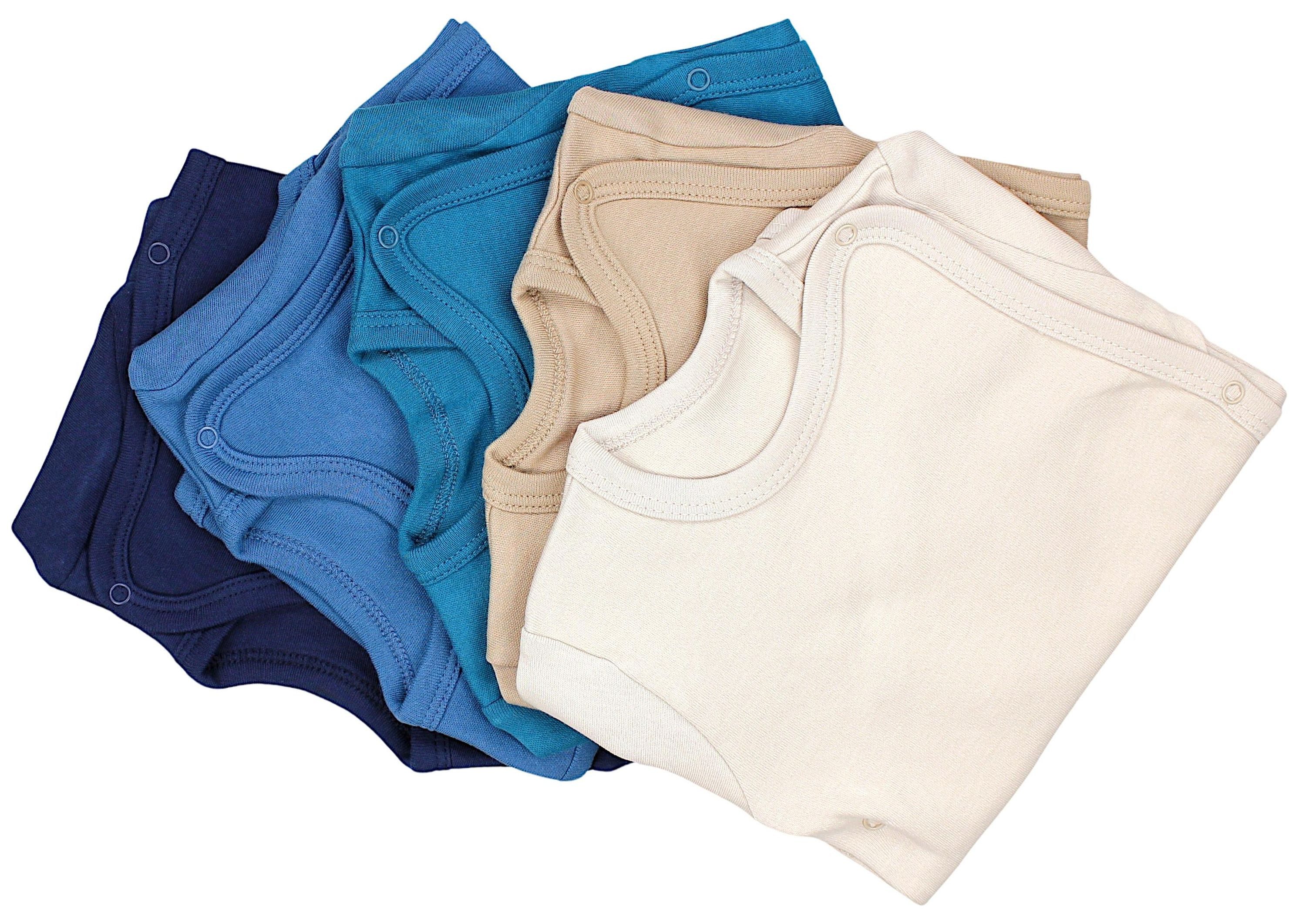 TupTam Langarmwickelbody TupTam Baby Unisex Langarm Wickelbody im 5er Set