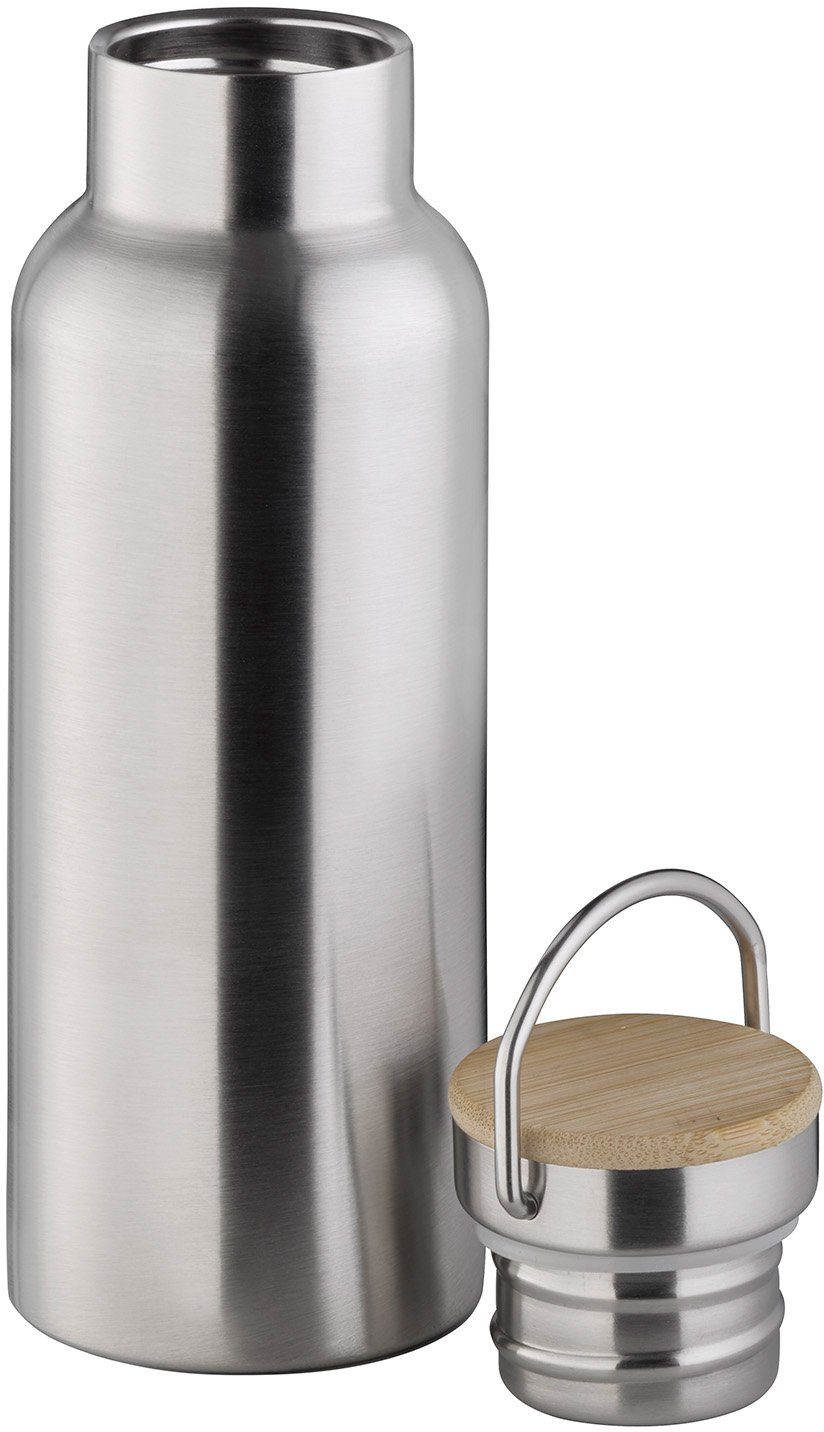 APS Isolierflasche, Edelstahl, doppelwandig, hält bis 12 Stunden heiß & 24 Stunden kalt