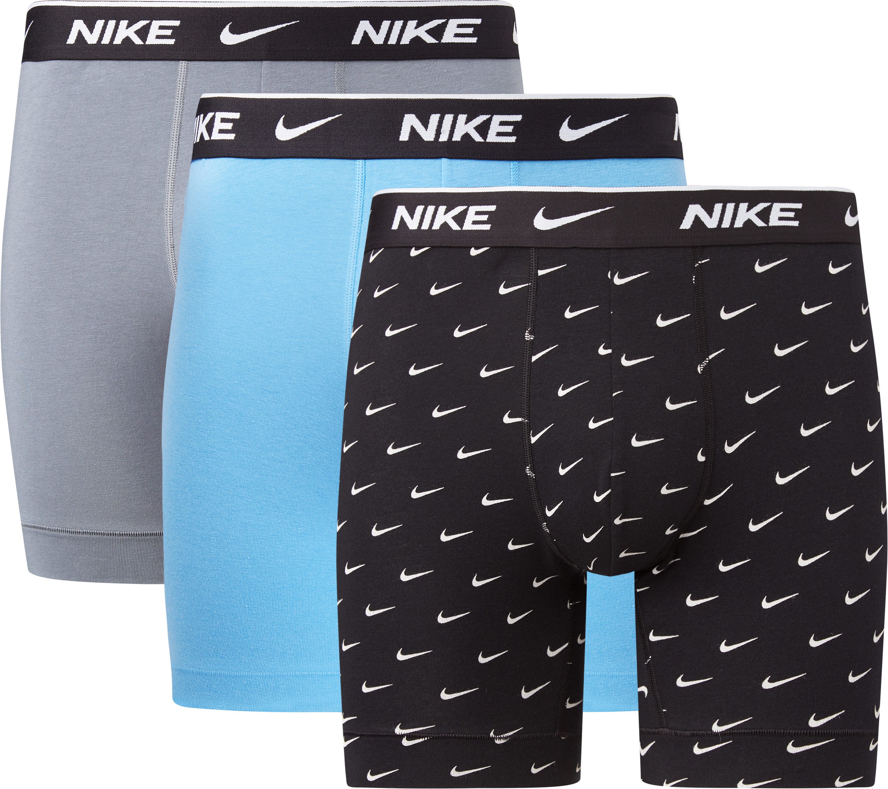 Nike Underwear Boxer BOXER BRIEF 3PK (Packung, 3-St., 3er) mit Logo-Elastik günstig online kaufen