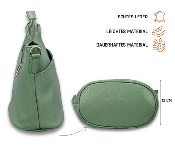 Adel Bags Schultertasche LINA Umhängetasche für Damen, Schultertasche Echtleder Gürteltasche