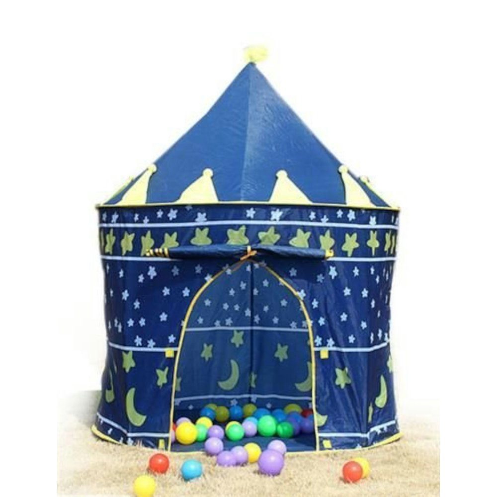 ISO TRADE Innenzelt Blaues Kinderzelt, Personen: 2 (Spar-Set, 1 tlg., spielen, Prinzessin), das Zelt hat keine scharfen Kanten