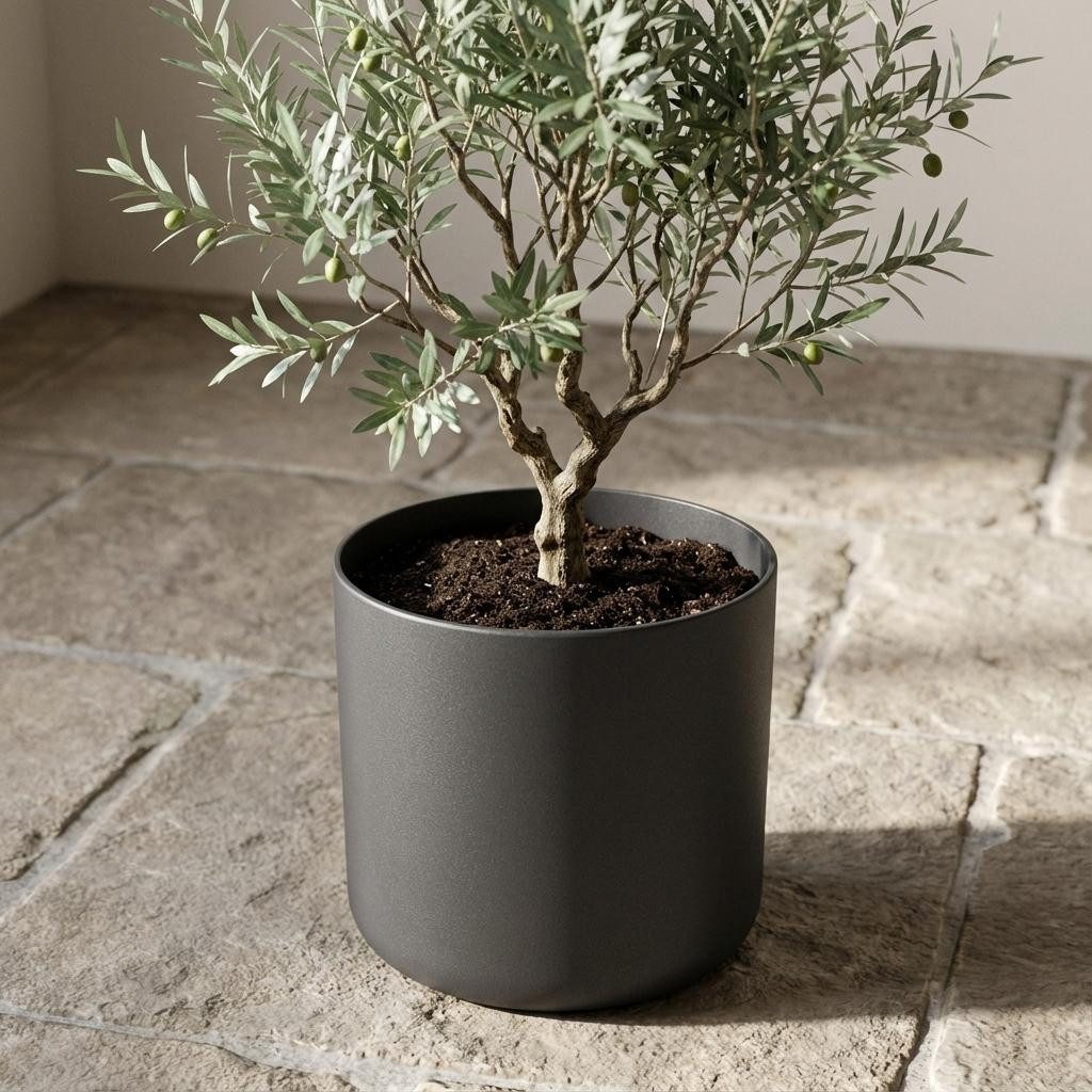 Florora Blumentopf Elho B.for soft Anthrazit - Blumentopf - D24 x H24 – Topf 24 cm