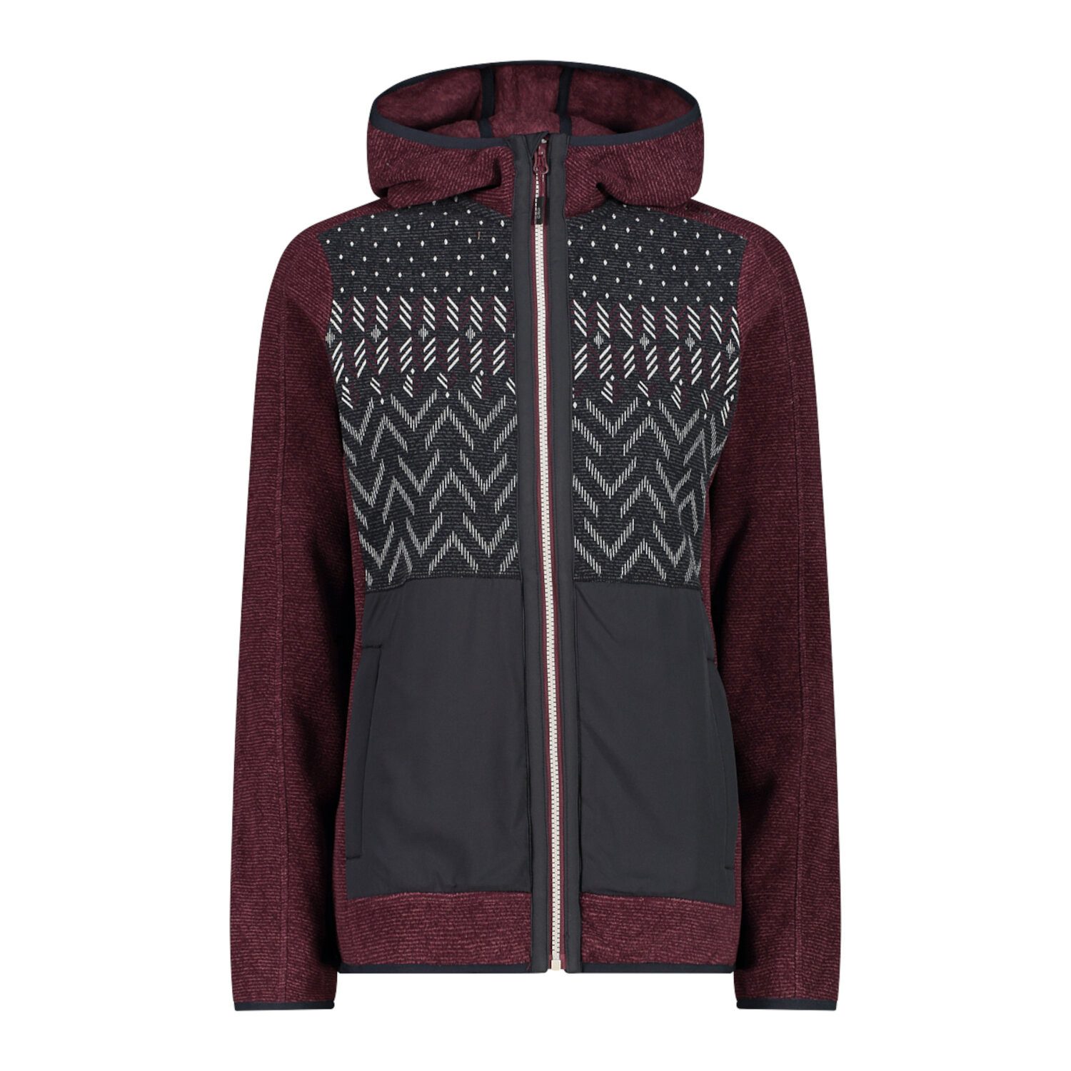 CMP Fleecejacke CMP Damen Fleecejacke Woman Jacket Fix Hood 33H2336