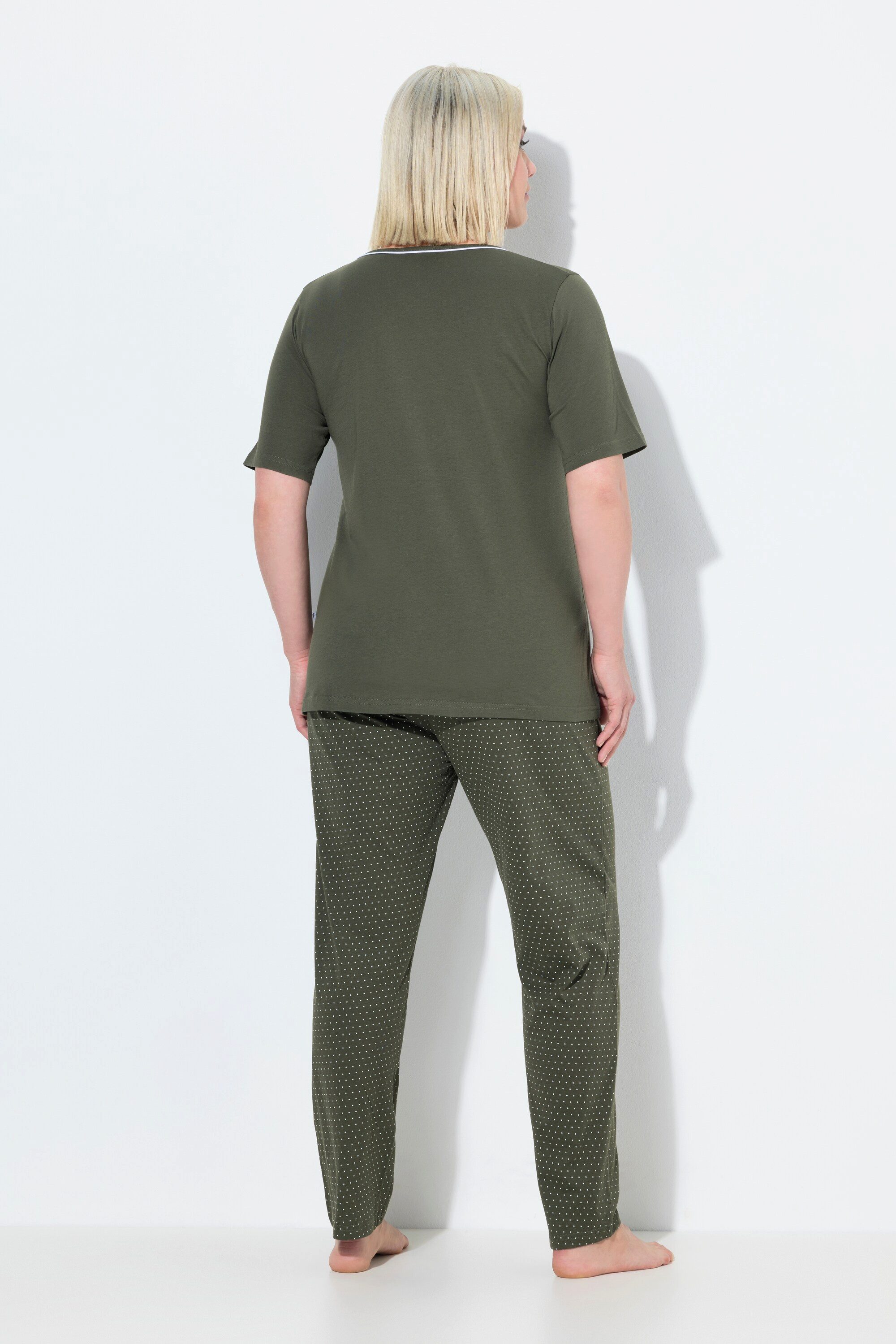 Ulla Popken Pyjama Pyjama Zweiteiler Punkte günstig online kaufen