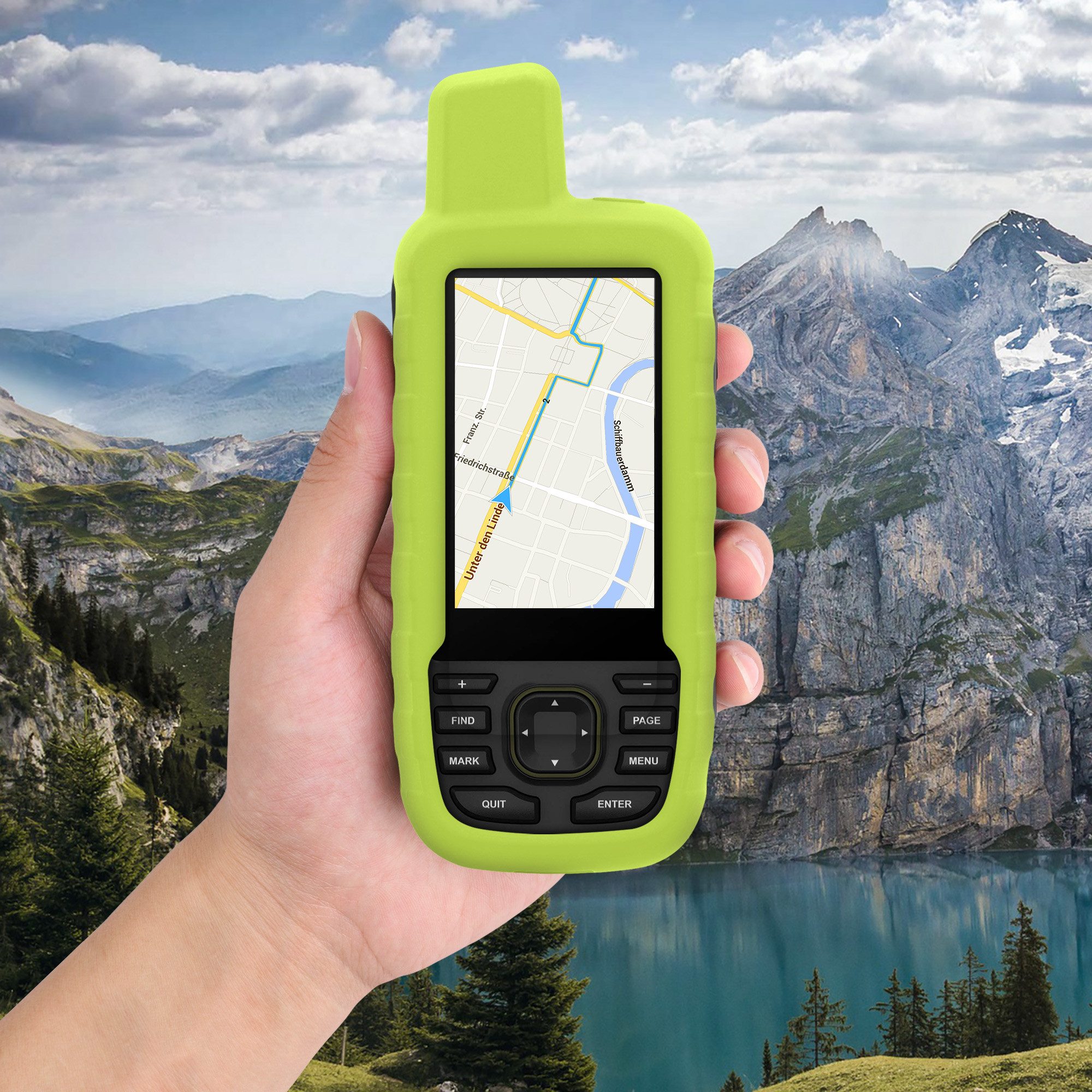 kwmobile Etui Hülle für Garmin GPSMAP 66sr / GPSMAP 67, Schutzhülle GPS Handgerät - Cover Case