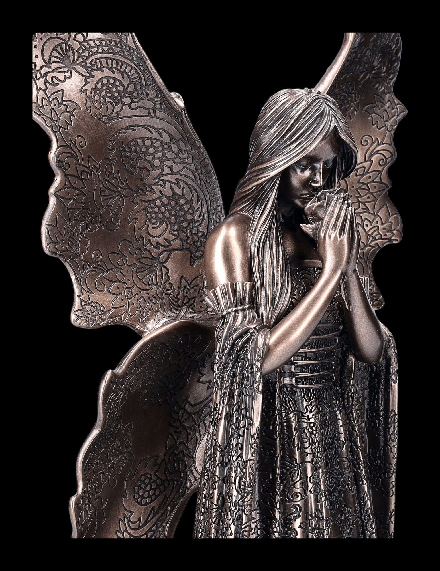 bronziert Only - Love Dekofigur - Engel Figur Anne - Shop Stokes Remains Dekofigur GmbH Fantasy Figuren