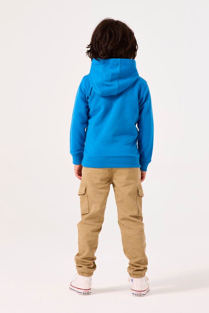 Garcia Kapuzenpullover Kapuzen-Hoodie mit Textprint – Blau