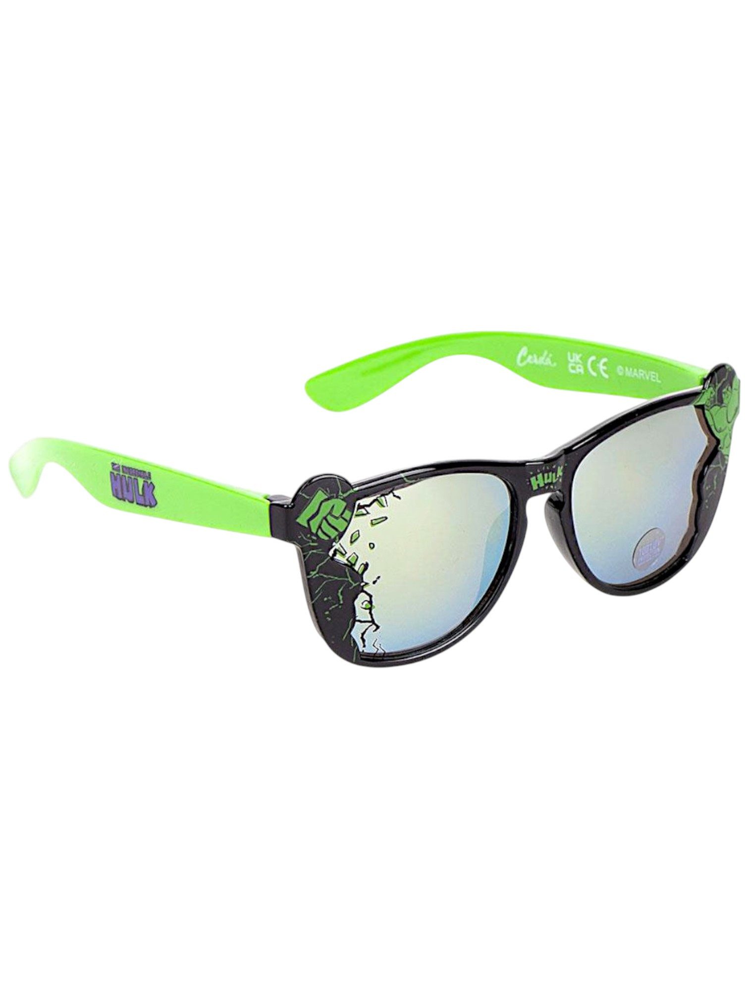 Cerdá Sonnenbrille Avengers - Hulk für Kinder mit Spiegeleffekt & 100% UV Schutz