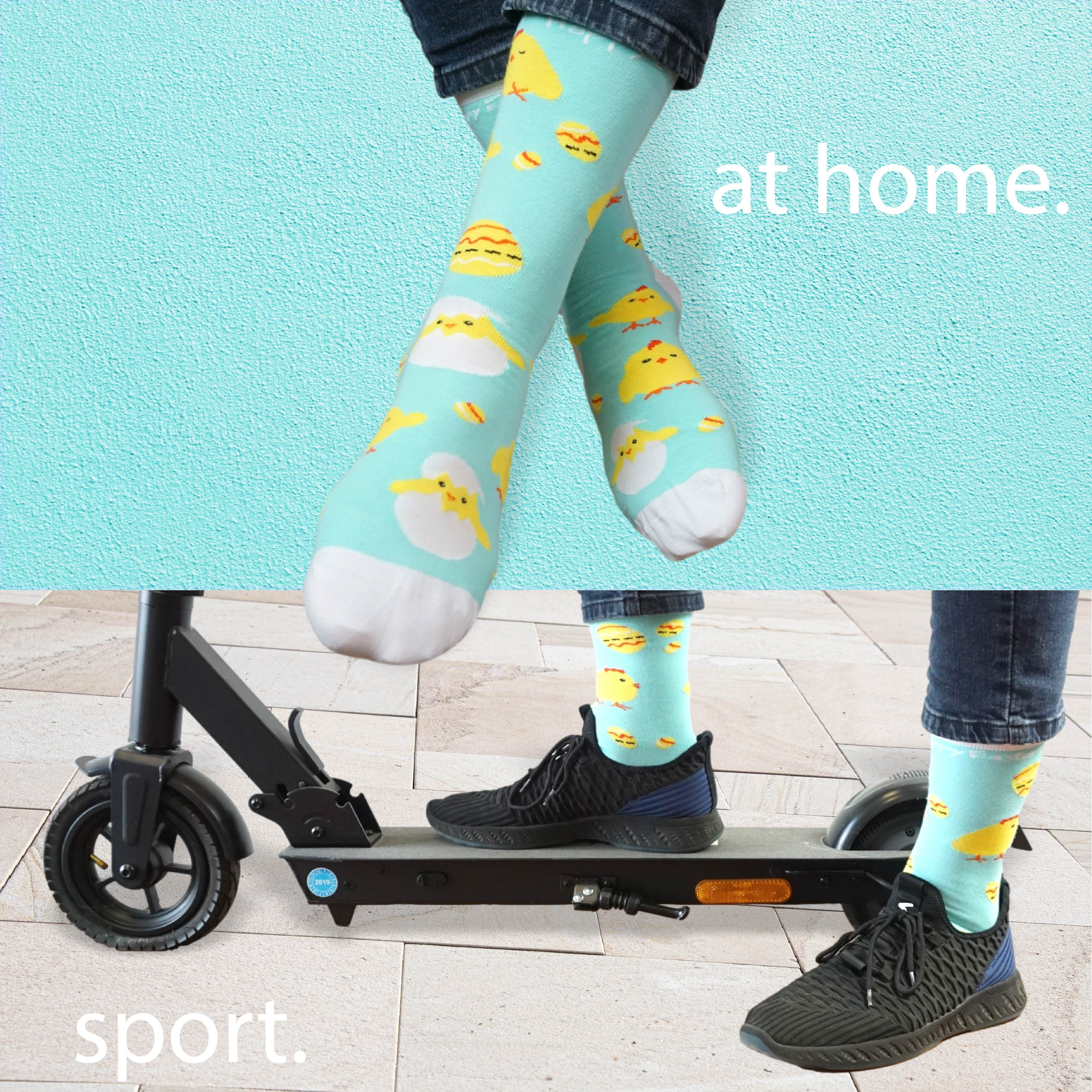 TwoSocks Freizeitsocken Ostern Socken 3er Set Damen & Herren Einheitsgröße Geschenk Ostern (3 Paar)