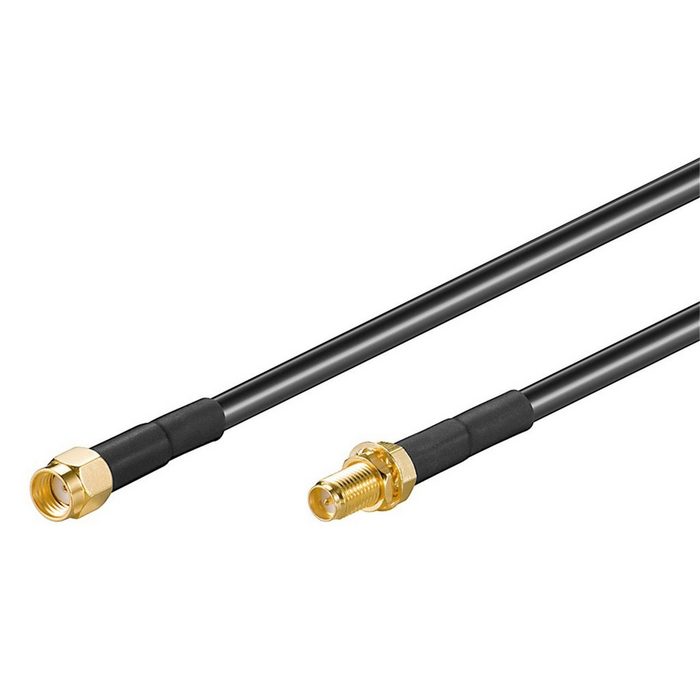 Goobay Antennen-Verlängerungskabel für WLAN Geräte (2 4 G TV-Kabel