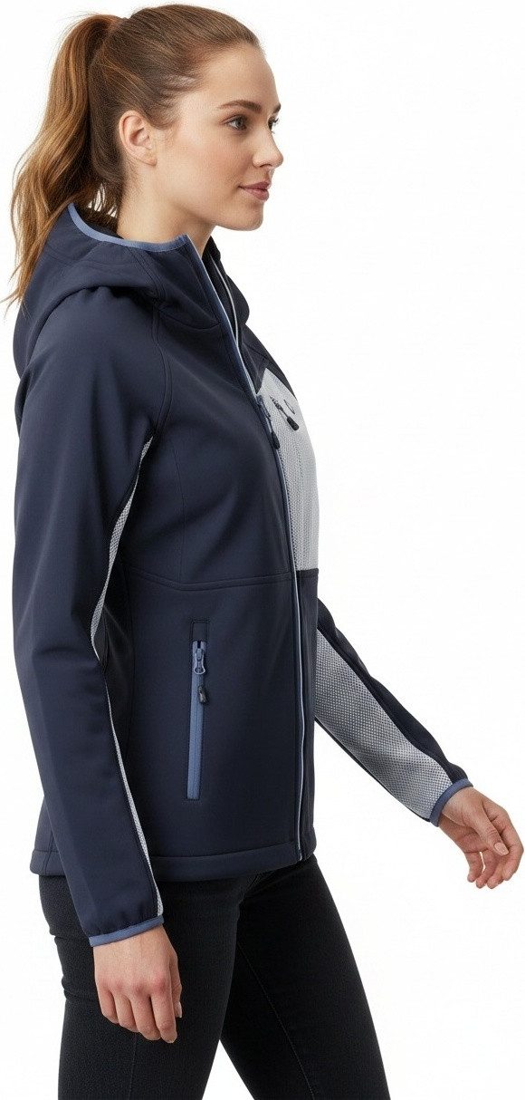 LPO Funktionsjacke PAULA WMN Jacquardstrick-Einsätze – Bild 2 von 4