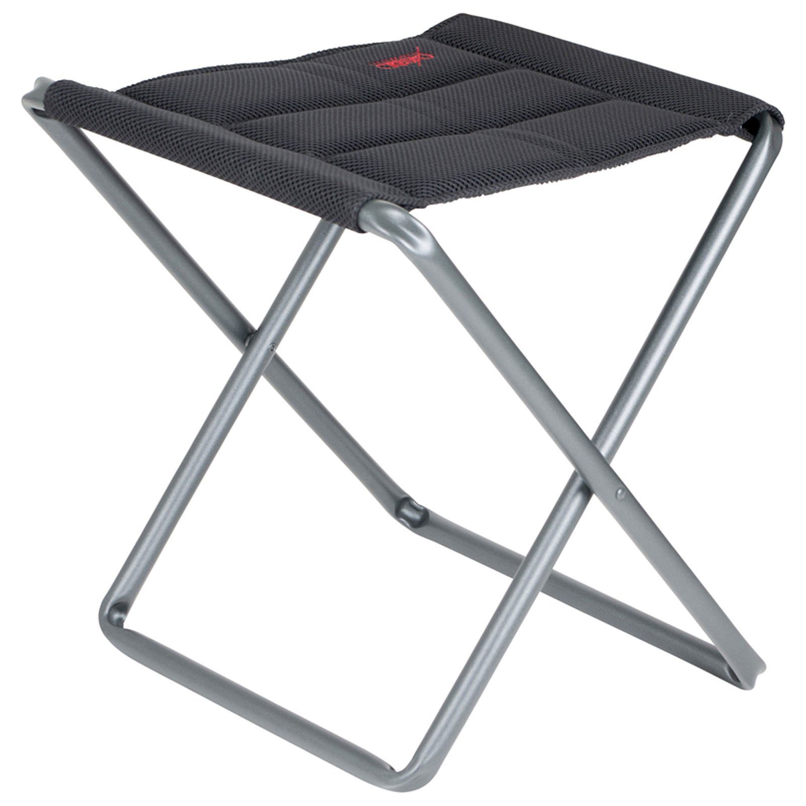 Crespo Campinghocker Falthocker AL 302 Air Deluxe Camping Klapphocker, Angel Hocker Polster Alu