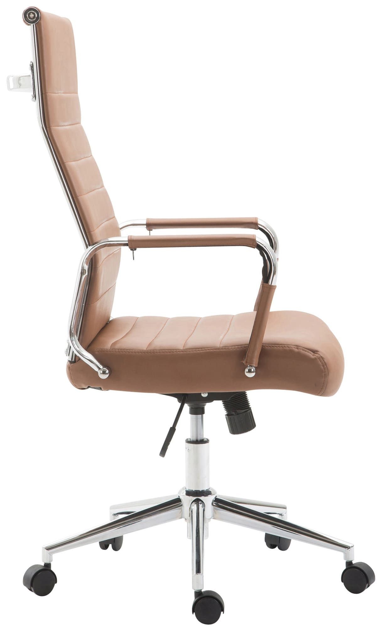 furnicato Bürostuhl Kolumbus 105-115x58x66 cm hellbraun (1 St)