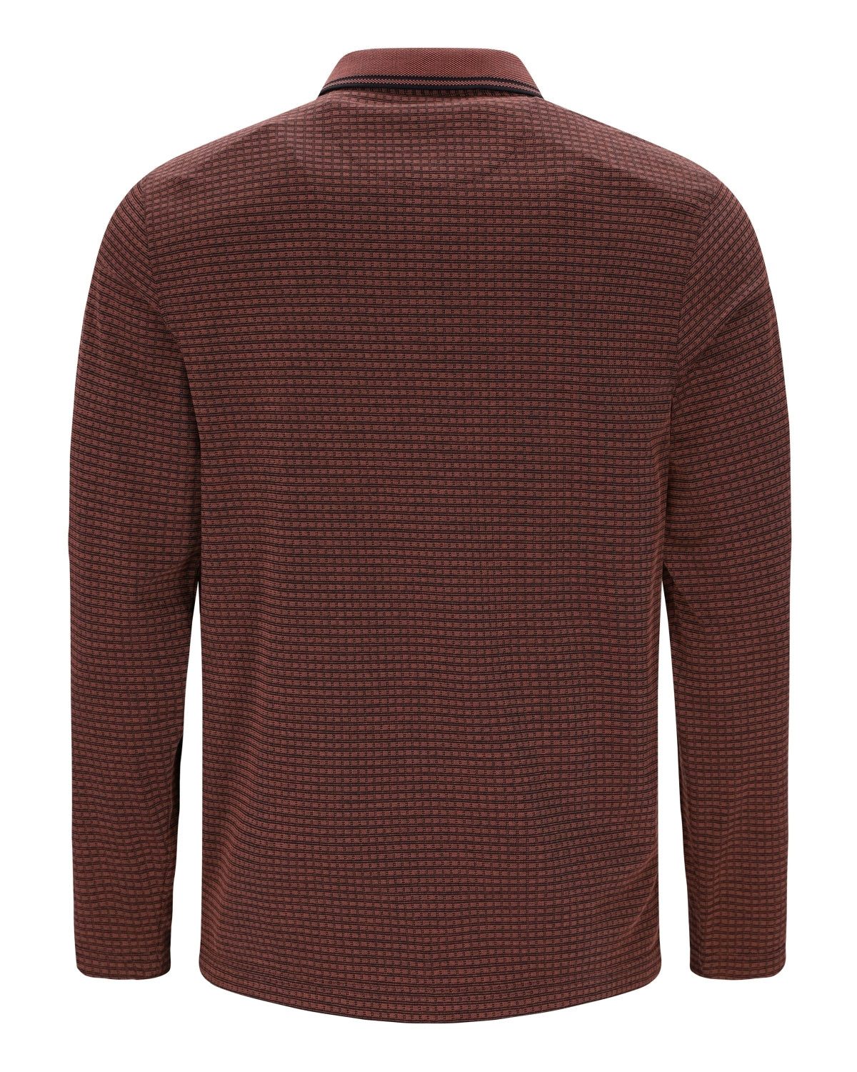 Hajo Poloshirt Softknit-Polo in Karojacquard allover günstig online kaufen