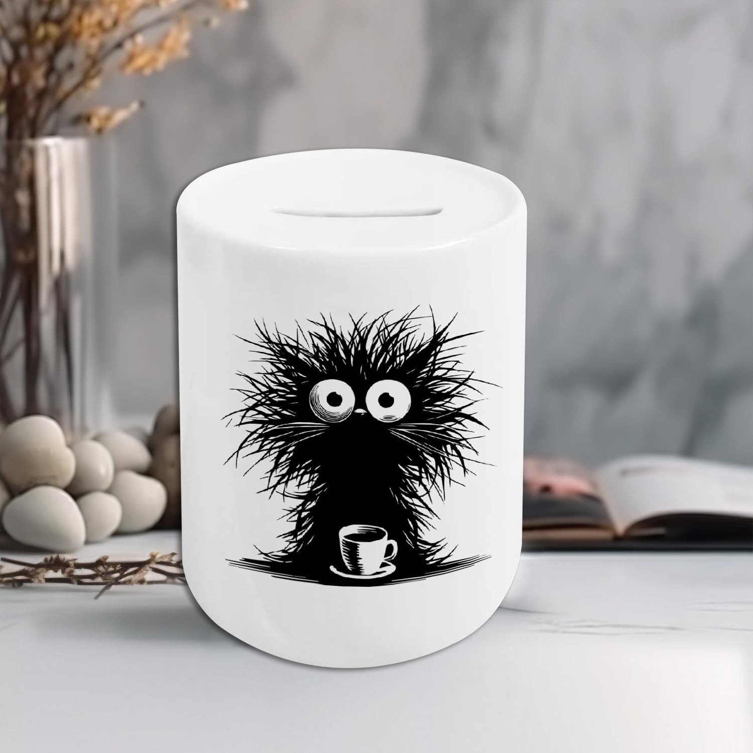 Hustling Sharks Spardose Hustling Sharks® Spardose mit Tiermotiv - Ohne Kaffee geht nichts I