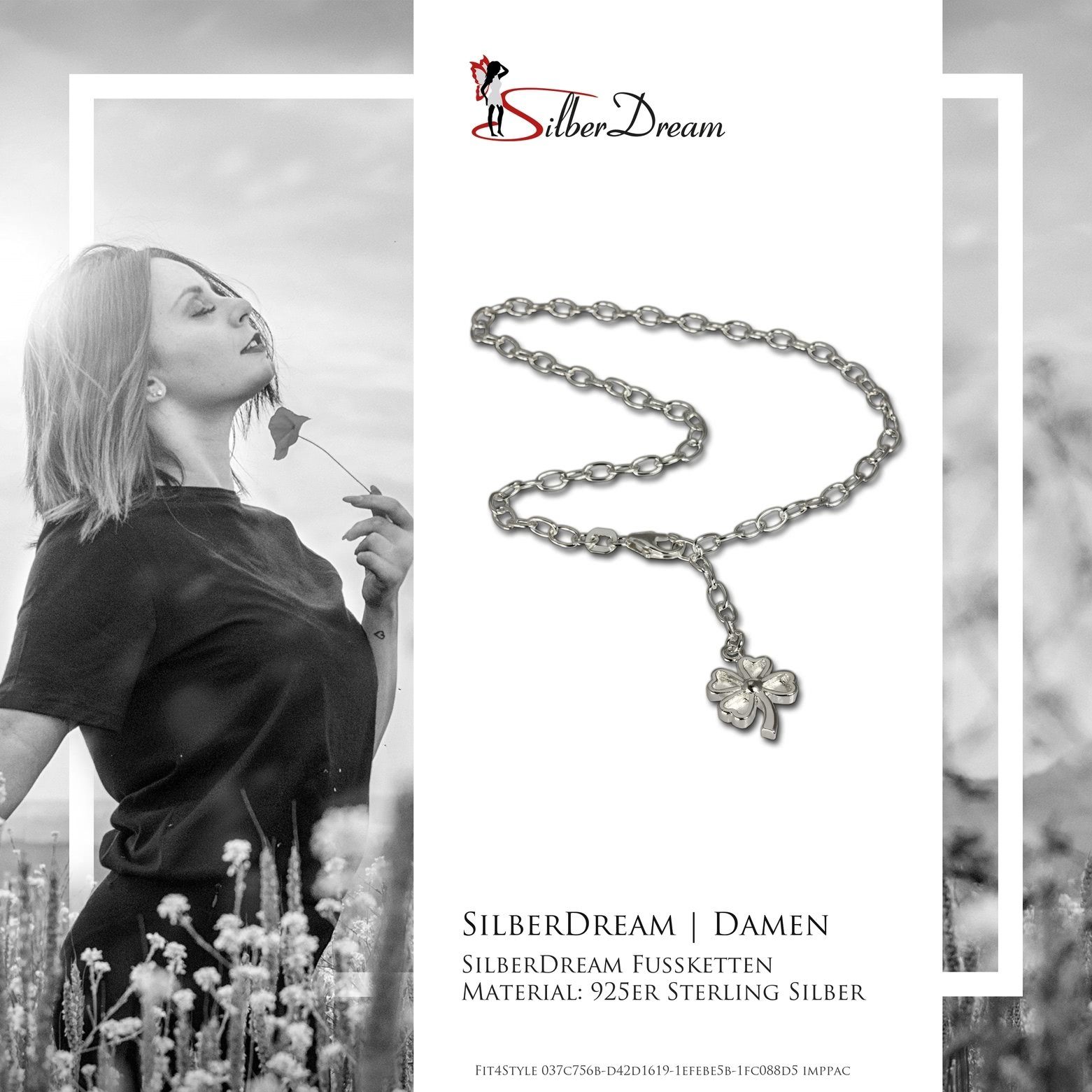 SilberDream Fußkette mit Anhänger SilberDream Fußkette günstig online kaufen