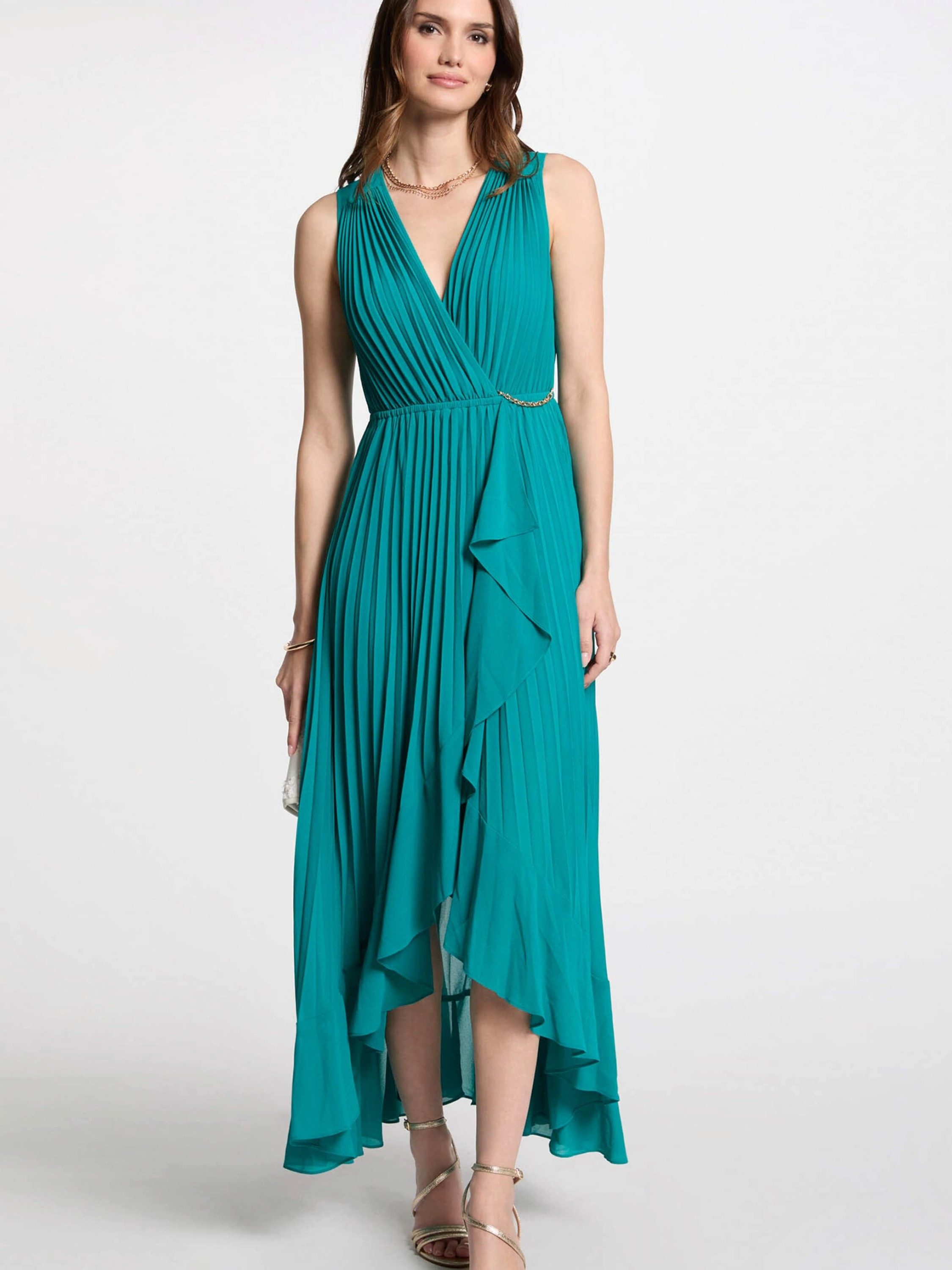 MORGAN Maxikleid (1-tlg) Plissee