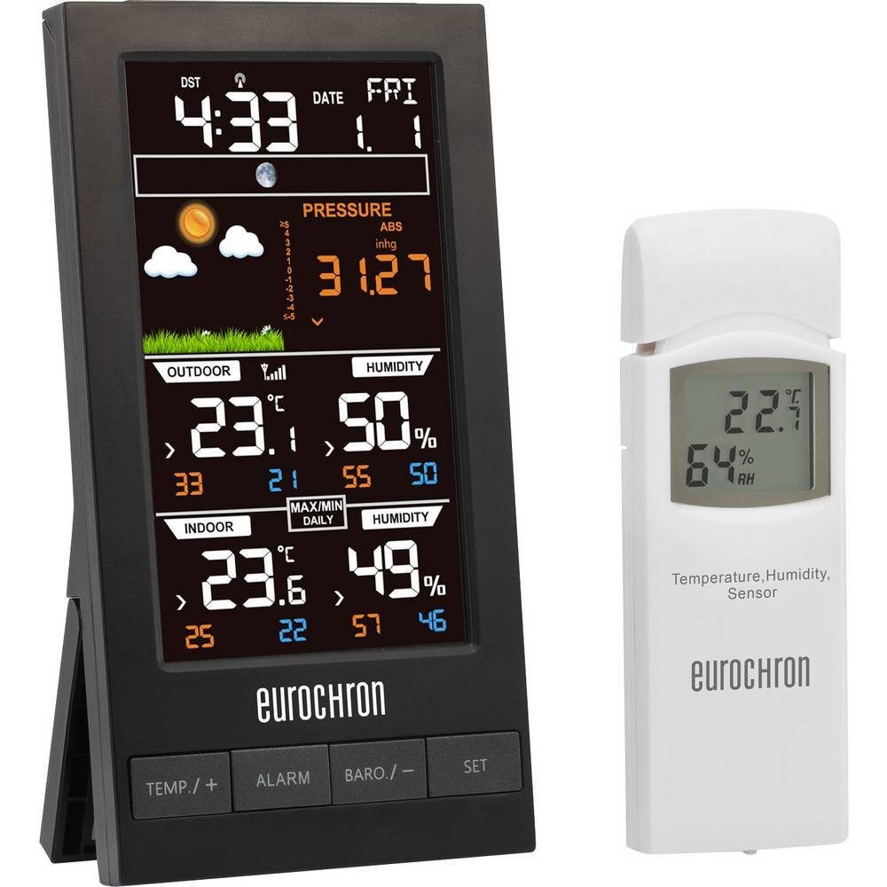 Eurochron Funk-Wetterstation EFWS S250 Wetterstation