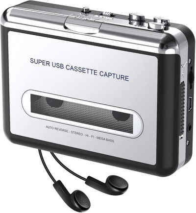Housruse »Kassettenrekorder Kassette, tragbarer Kassettenspieler« CD-Radiorecorder (zu MP3/CD-Konverter über USB)