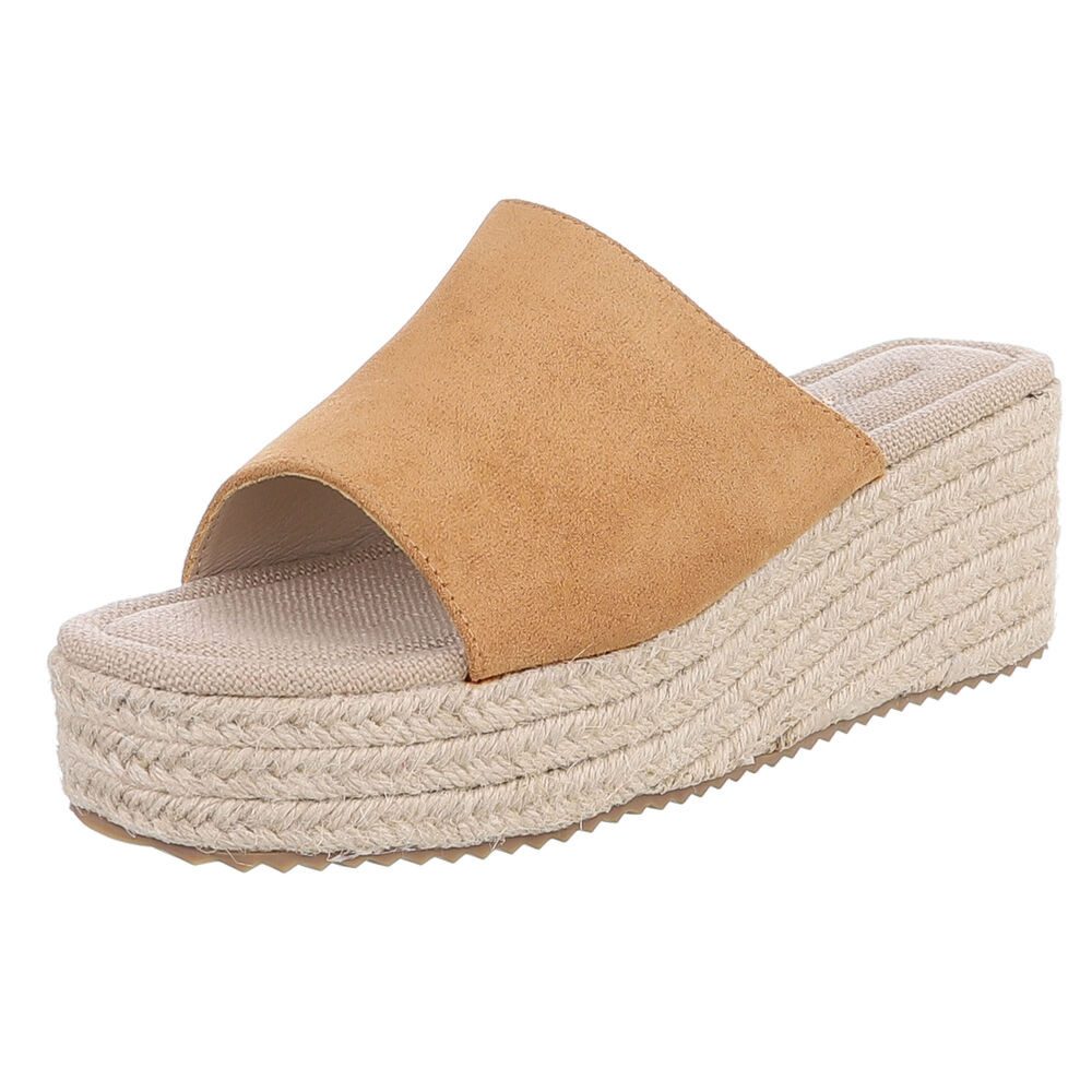 Ital-Design Plateau-Sandalen mit offenem Schnitt für Damen Plateausandalett günstig online kaufen