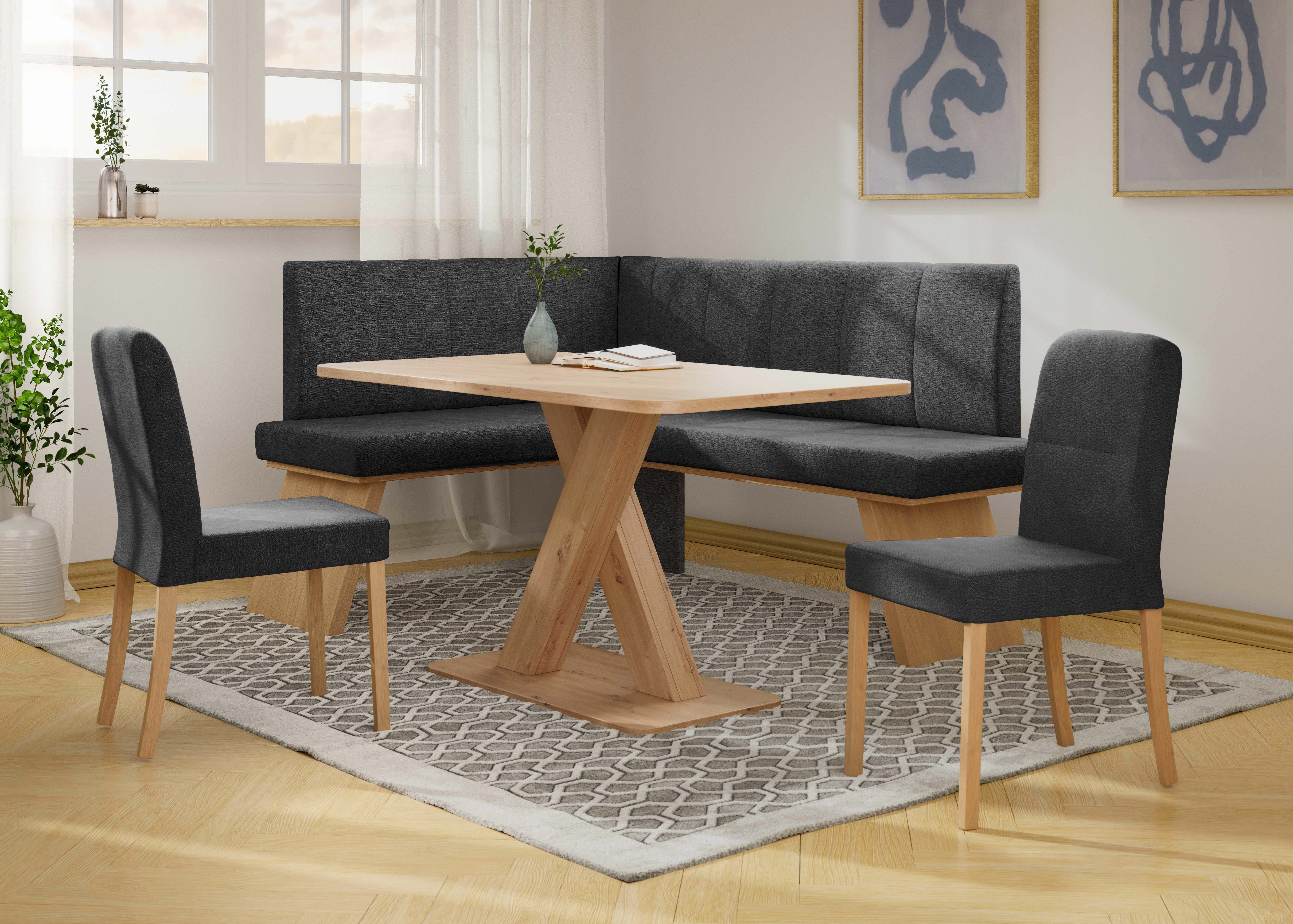 Home affaire Eckbankgruppe Nina, (Set, 4-tlg., 4er), Sitzgruppe Esszimmer S günstig online kaufen