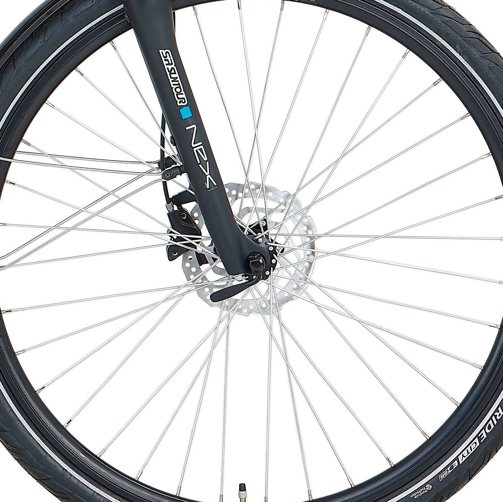 Prophete E-Bike Trekkingrad Entdecker 2.8, 8 Gang Shimano Altus Schaltwerk, Kettenschaltung, Heckmotor, 540 Wh, Pedelec, Elektrofahrrad für Herren