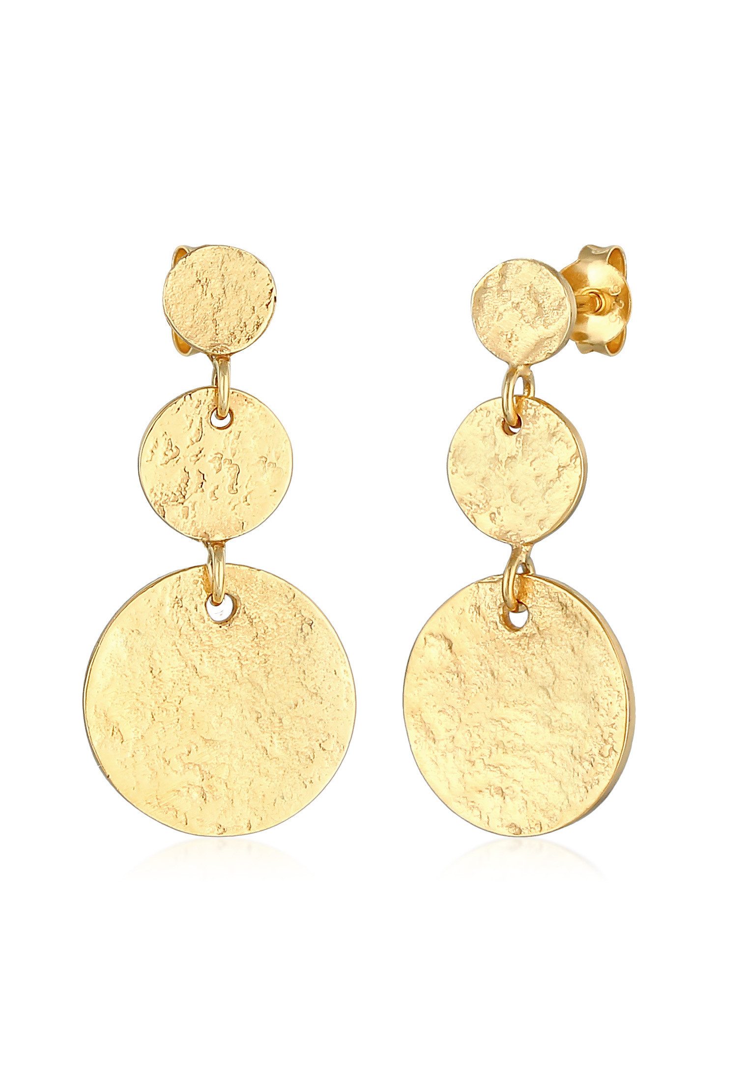 Elli Paar Ohrstecker Ohrhänger Plättchen Vintage Antique 925 Silber günstig online kaufen