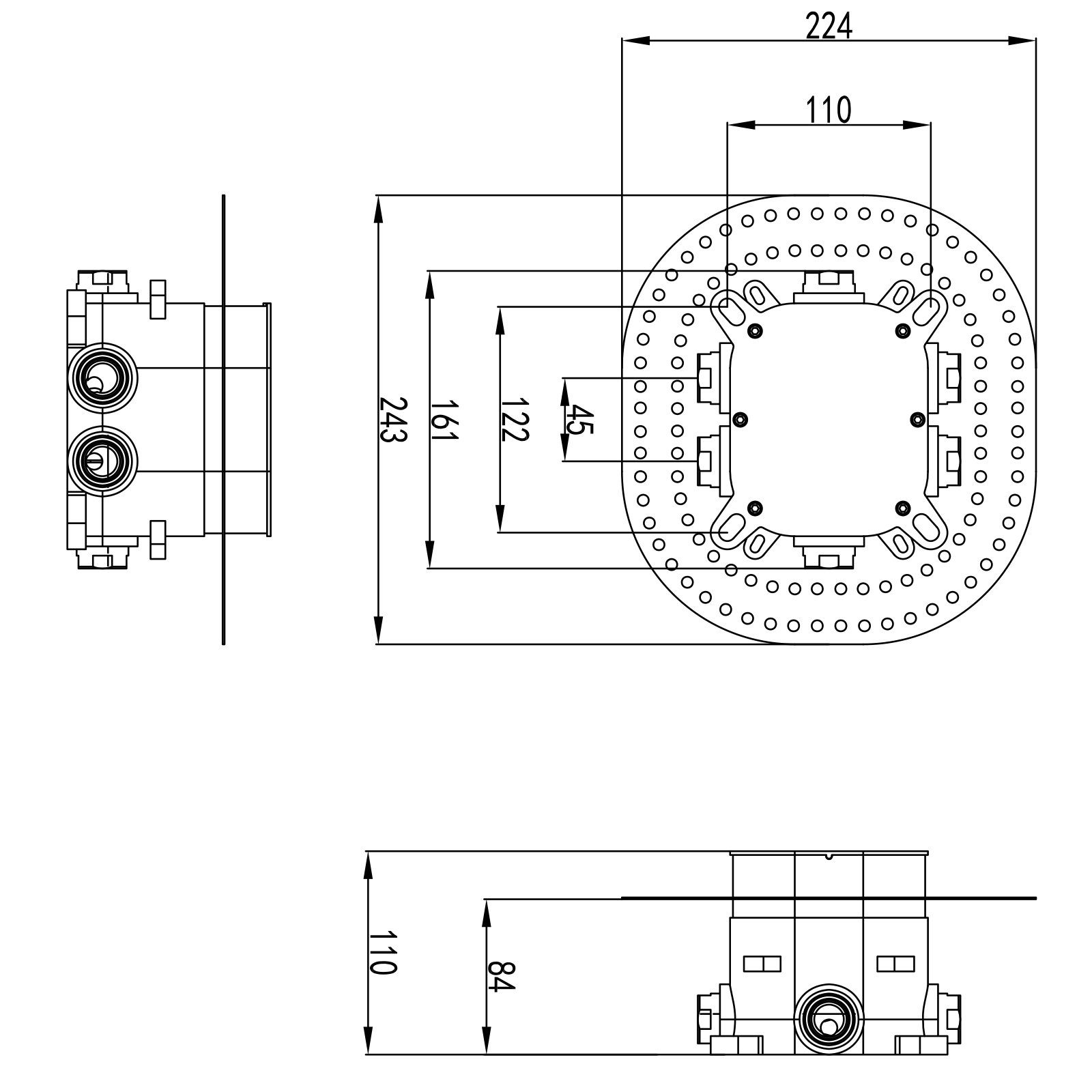 PaulGurkes Duscharmatur PGSETDU1-ZR