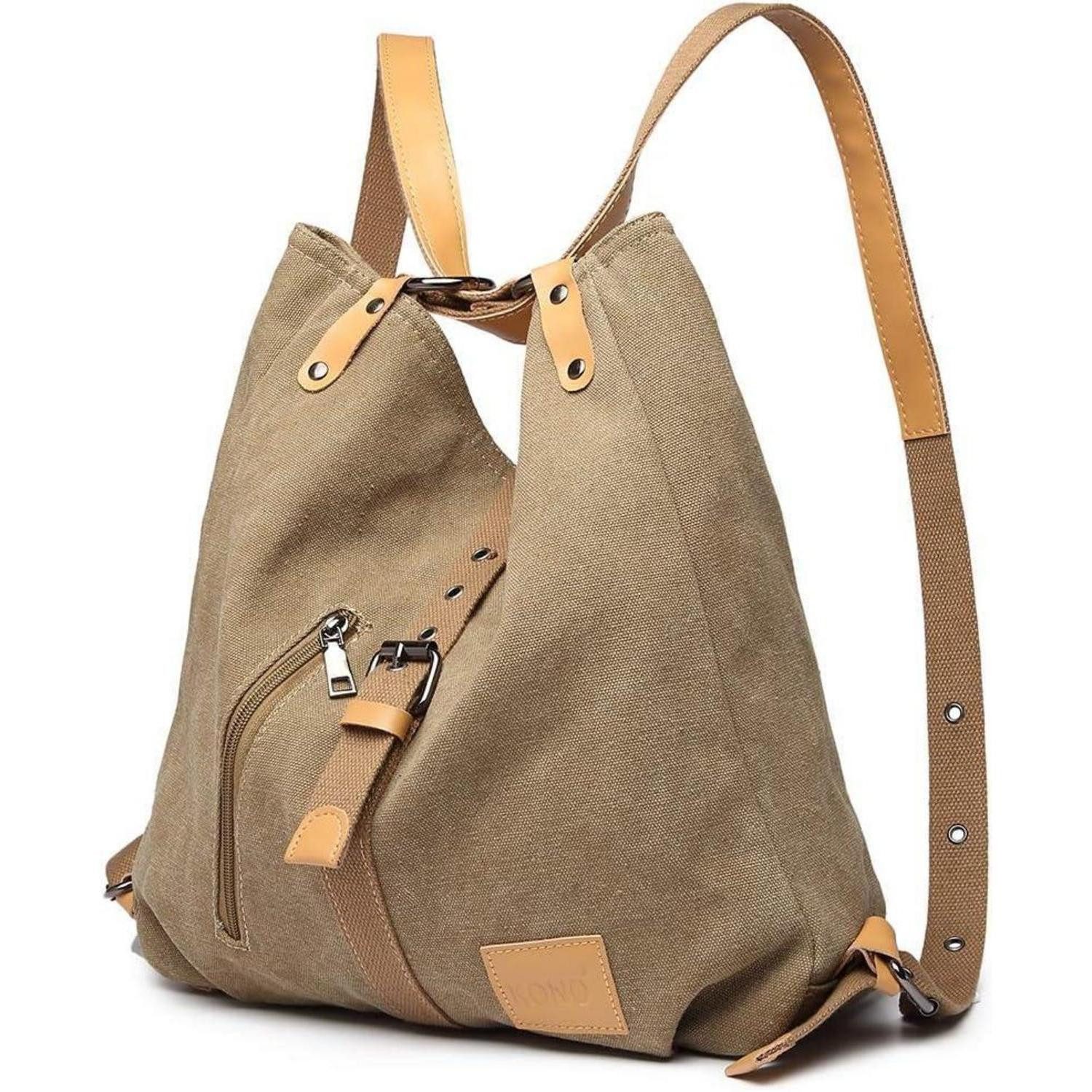 LuxusKollektion Umhängetasche Henkeltaschen Canvas Rucksack Damen Groß Handtaschen Anti Diebstahl