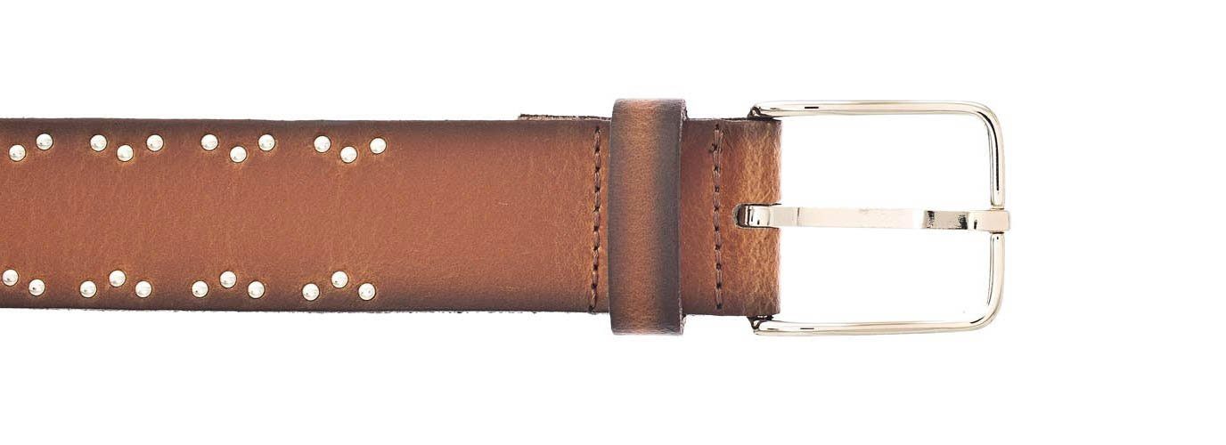 Vanzetti Ledergürtel 35mm Leather Belt aus echtem Leder