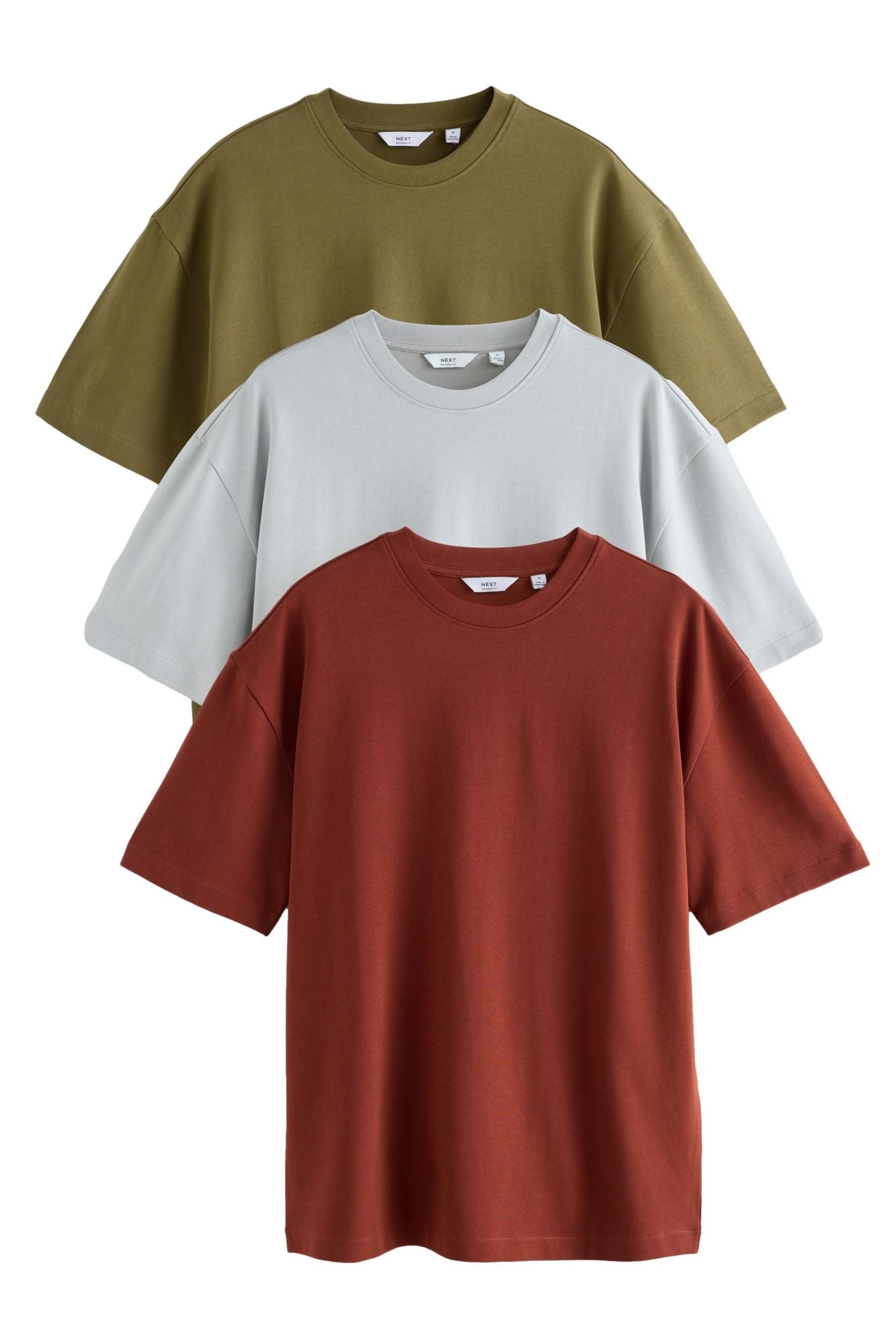 Next T-Shirt Schwere Relaxed Fit T-Shirts günstig online kaufen