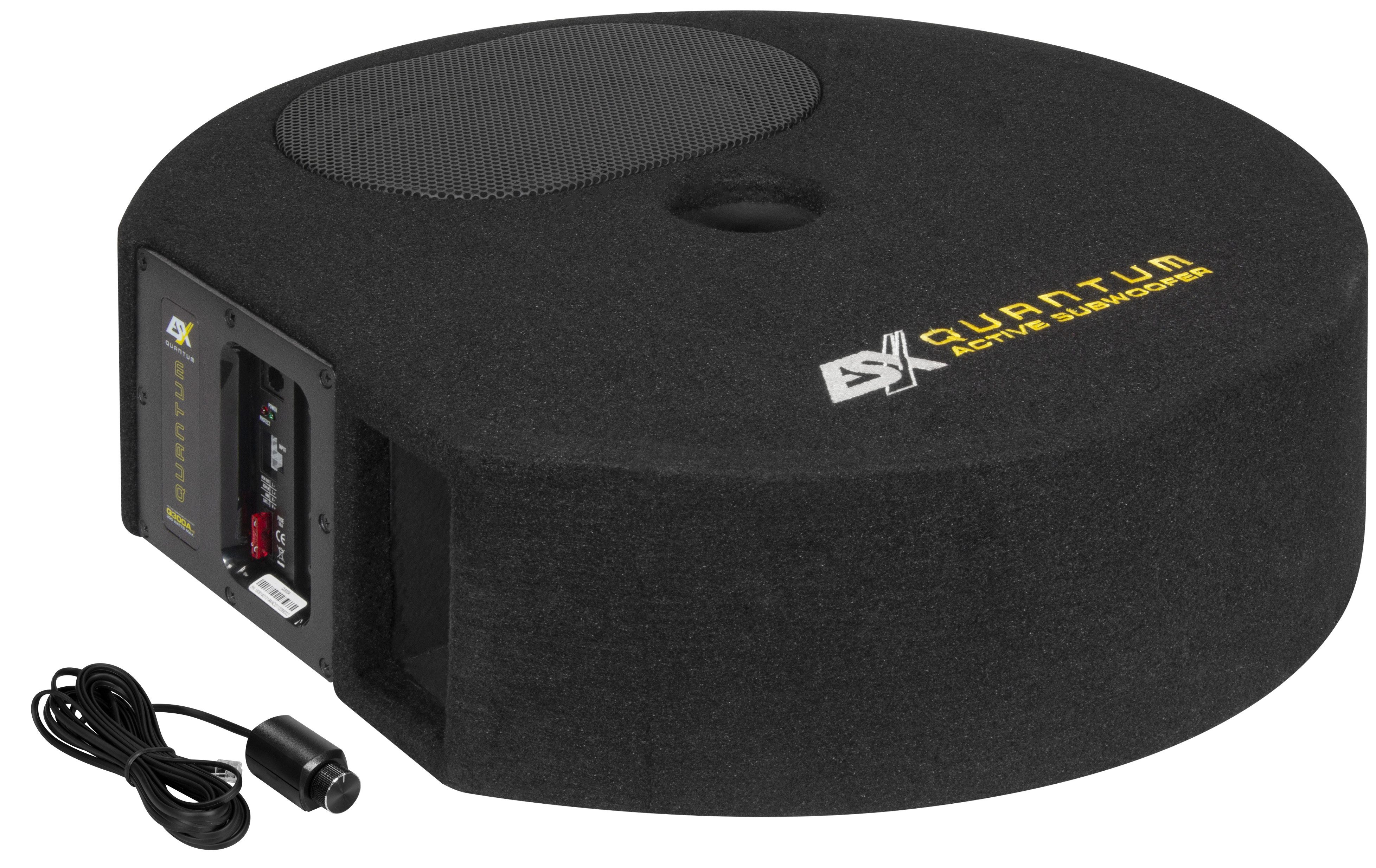 QUANTUM Reserverad Aktiv-Subwoofer Q-300Av2 Auto-Subwoofer