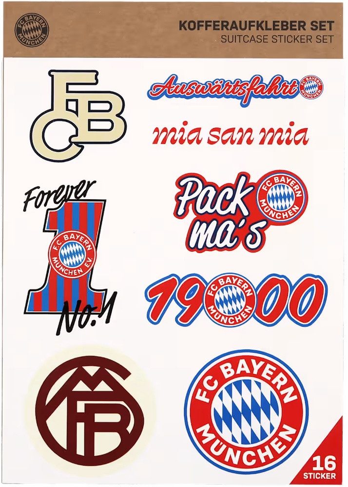FC Bayern München Наклейка Kofferaufkleber