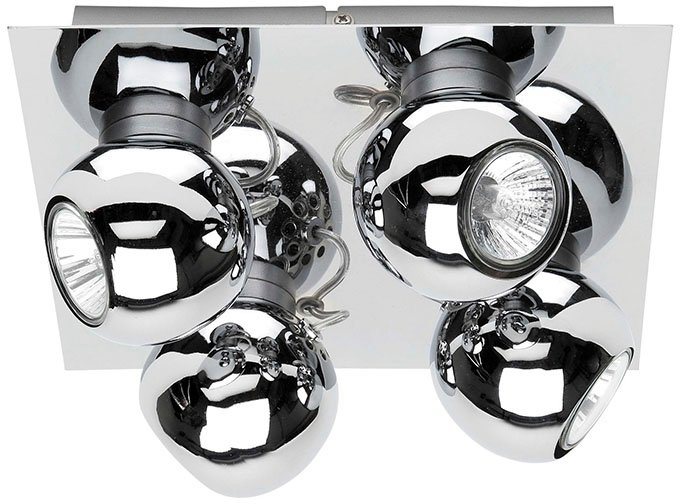 SPOT Light Deckenleuchte Sergio, LED wechselbar, Deckenleuchte aus Metall  für den Flur, Wohn- und Essbereich, Originelles Design