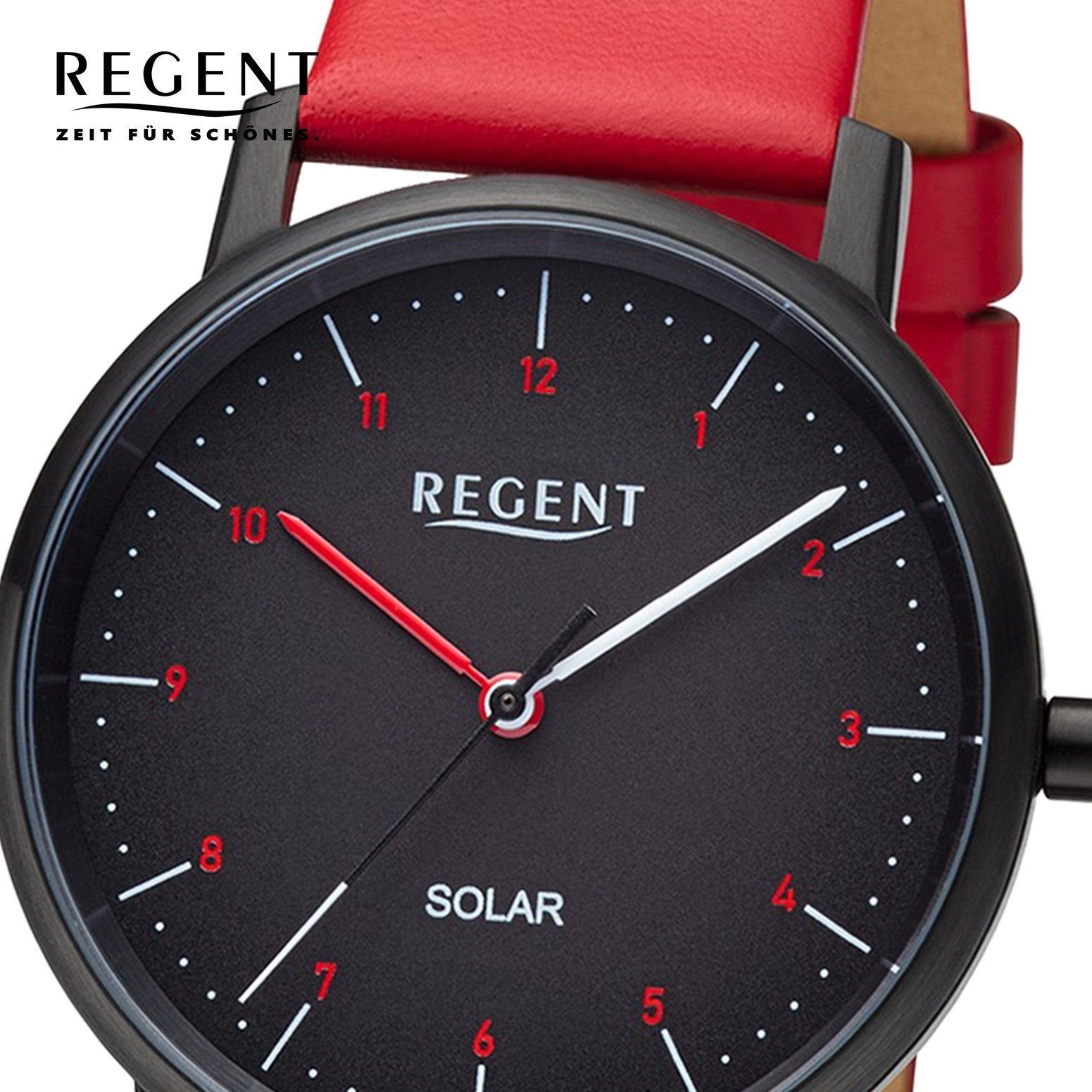 Regent Solaruhr Regent Damen Solaruhr Analog Lederarmband, (Solaruhr), Dame günstig online kaufen