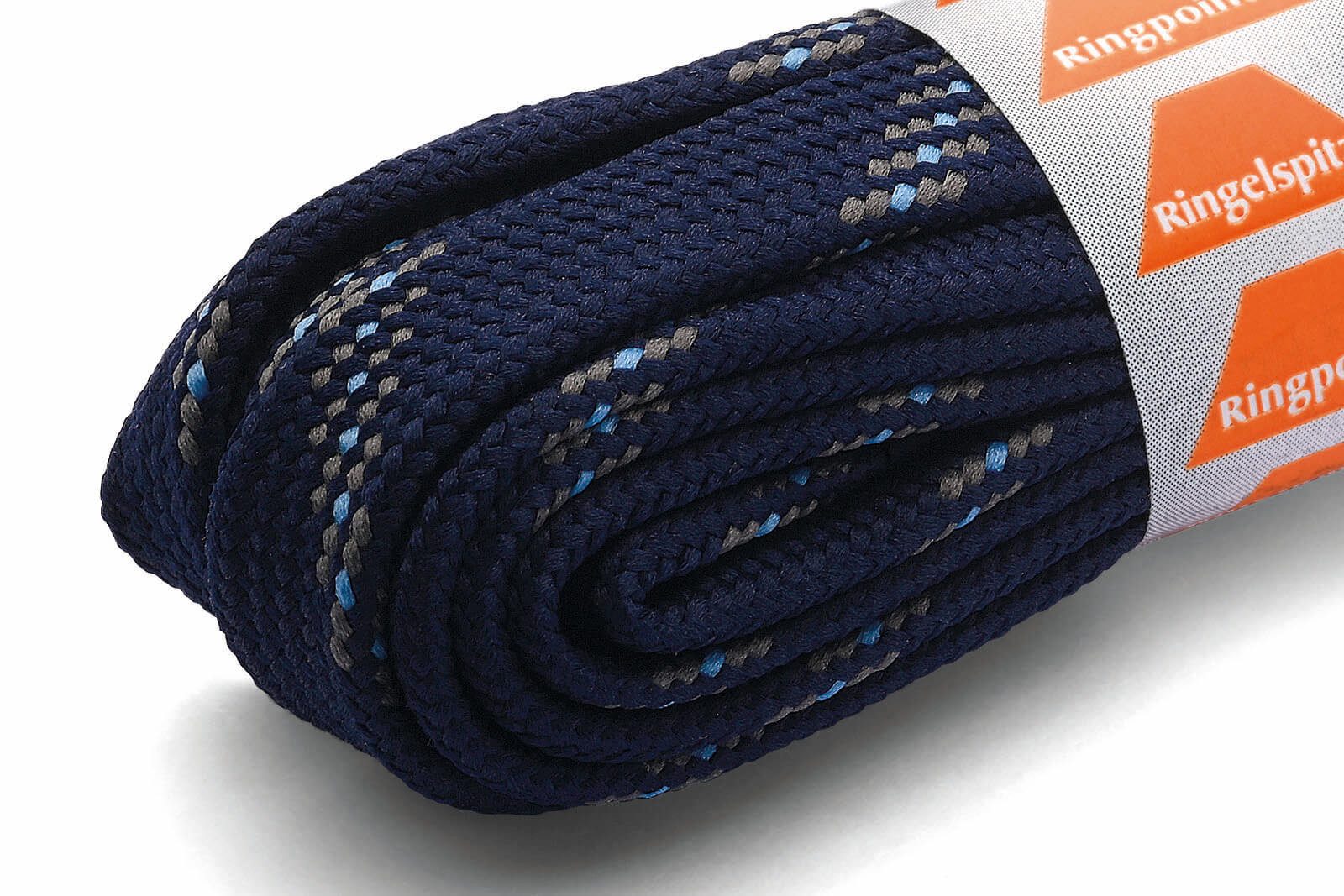 Ringelspitz Schnürsenkel flach Sport – Zuverlässige Begleiter für Sportschuhe, - Ø 8-9 mm - Breite Form für maximalen Halt