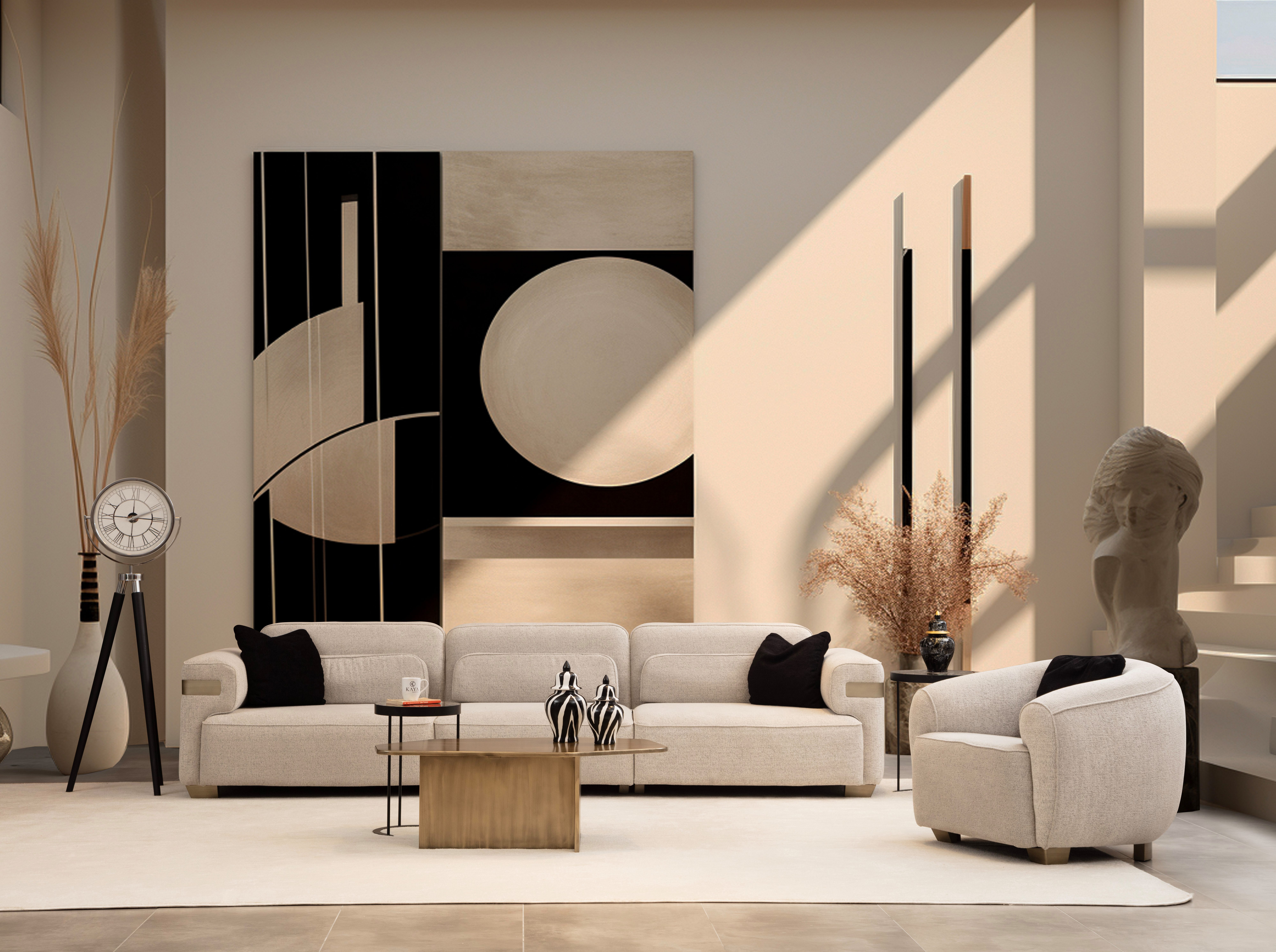 JulietHome Sofa Loft, Set 3-tlg., Designermöbel, Handmade Quality günstig online kaufen