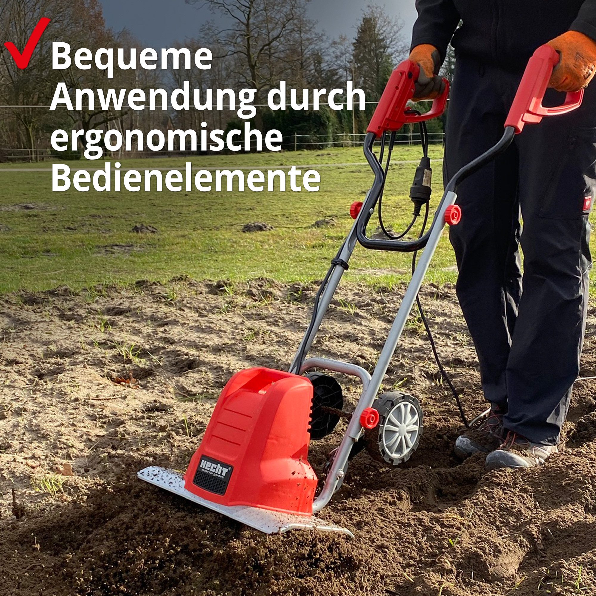 Hecht Elektromotorhacke Gartenfräse 1500 W 24 günstig online kaufen