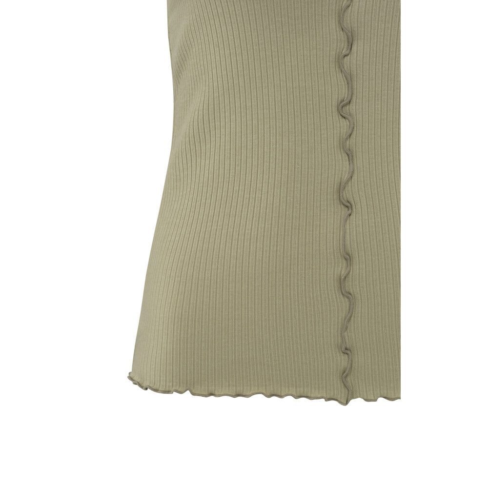 YAYA Tanktop Geripptes ärmelloses Oberteil mit gewellten Rändern günstig online kaufen