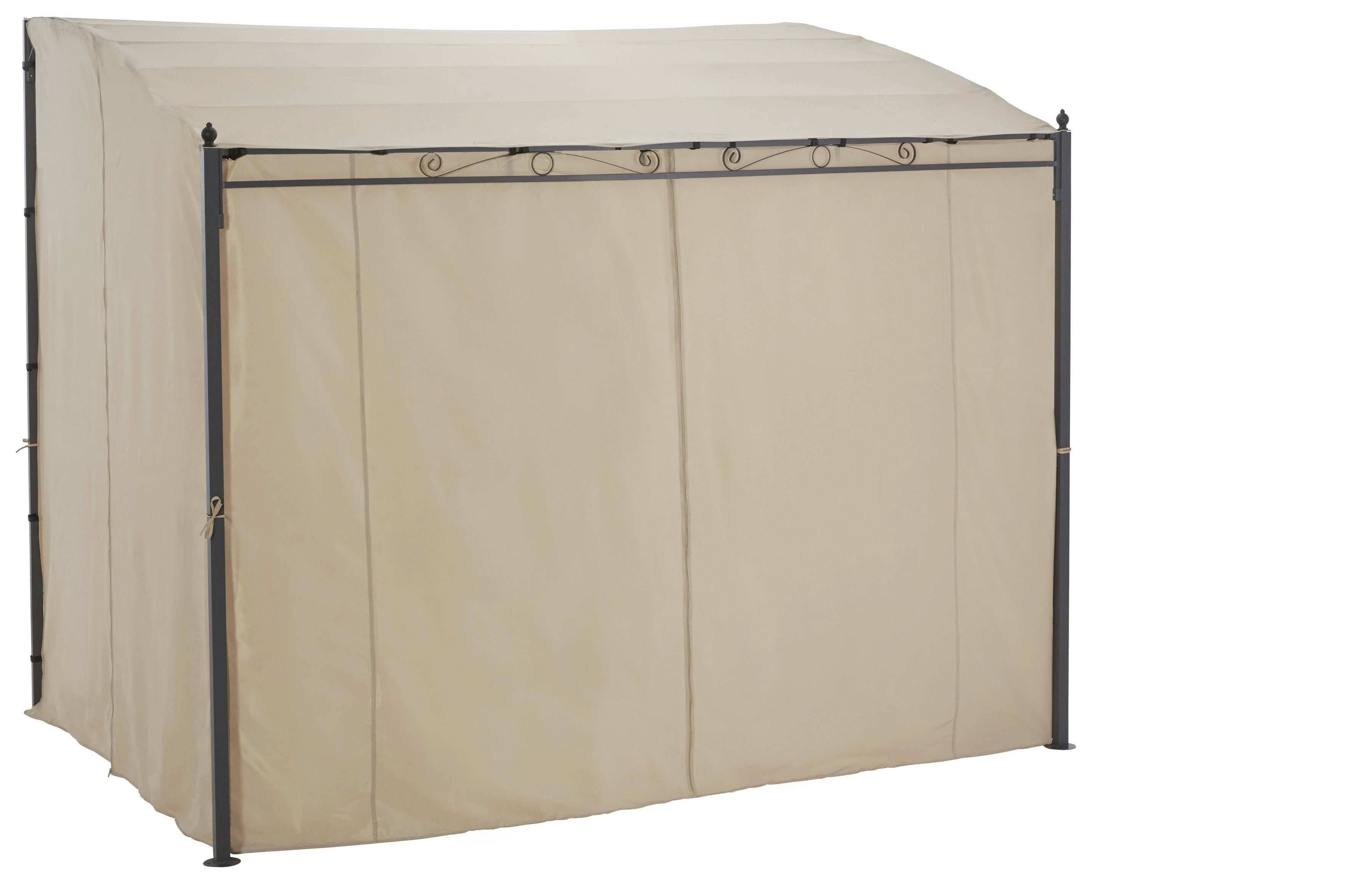 KONIFERA Anbaupavillon Burano, mit 3 Seitenteilen, (Set), BxT : 300x250 cm oder 400x250 cm